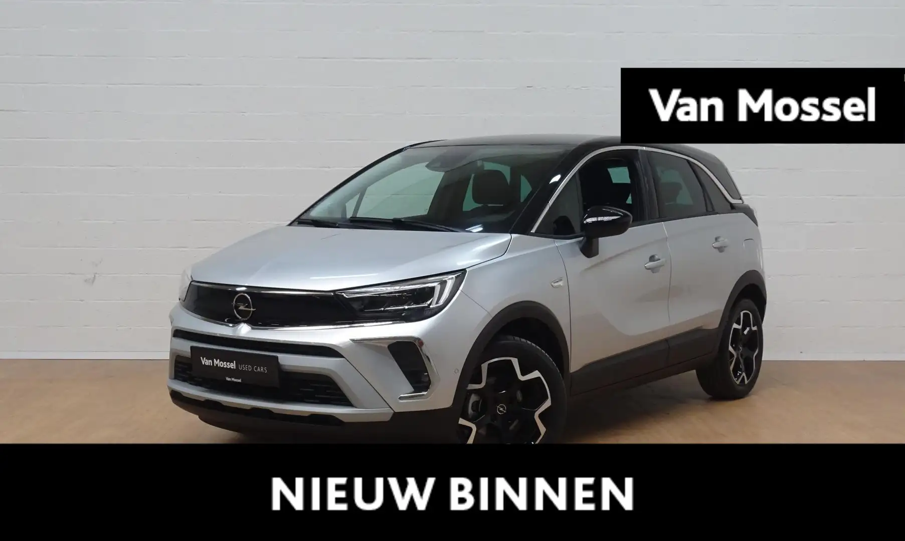Opel Crossland 1.2T Ultimate+GPS+PARK ASSIST + ALCANTARA Zilver - 1