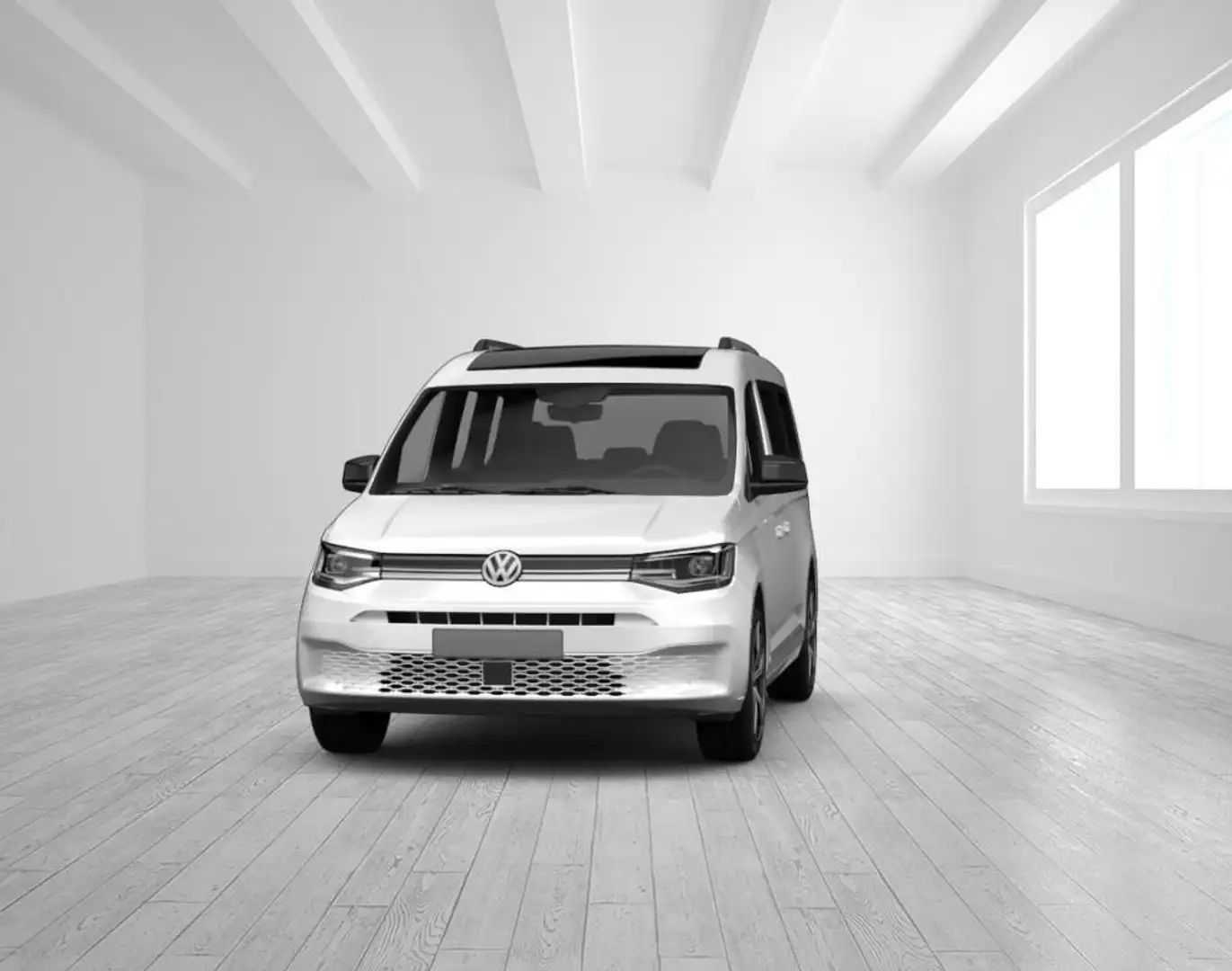 Volkswagen Caddy 1.5 TSI 5Sitz-APP-PDC-Klima-SHZ-5JGarantie Wit - 2