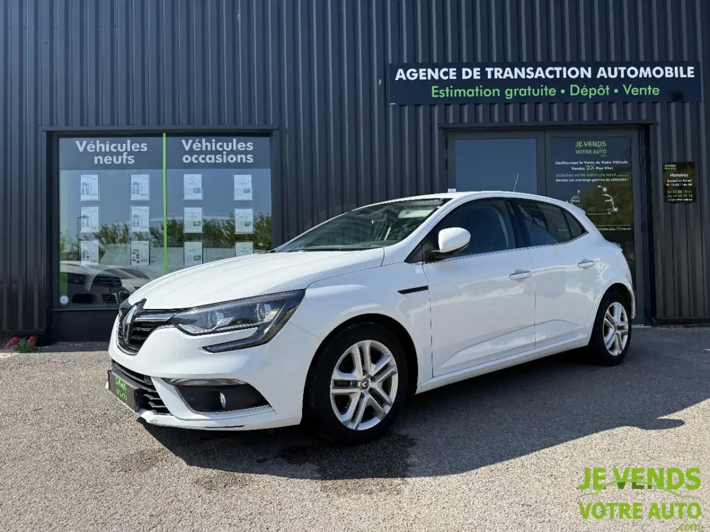 Renault Megane 1.5 dCi 110ch energy Business EDC Blanc - 1