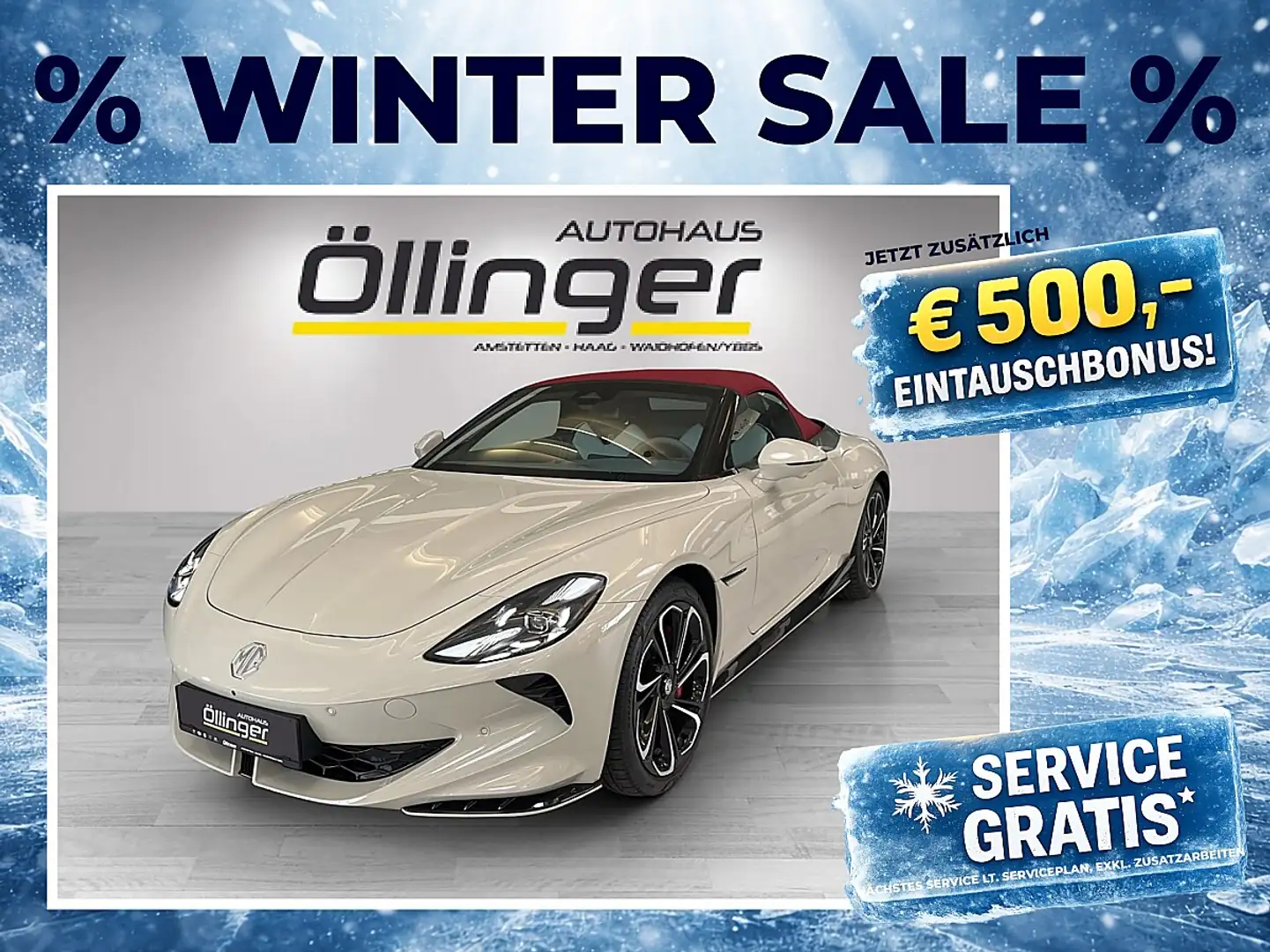 MG Cyberster 77kWh GT Allrad / Dach Rot prompt verfügbar! Weiß - 1