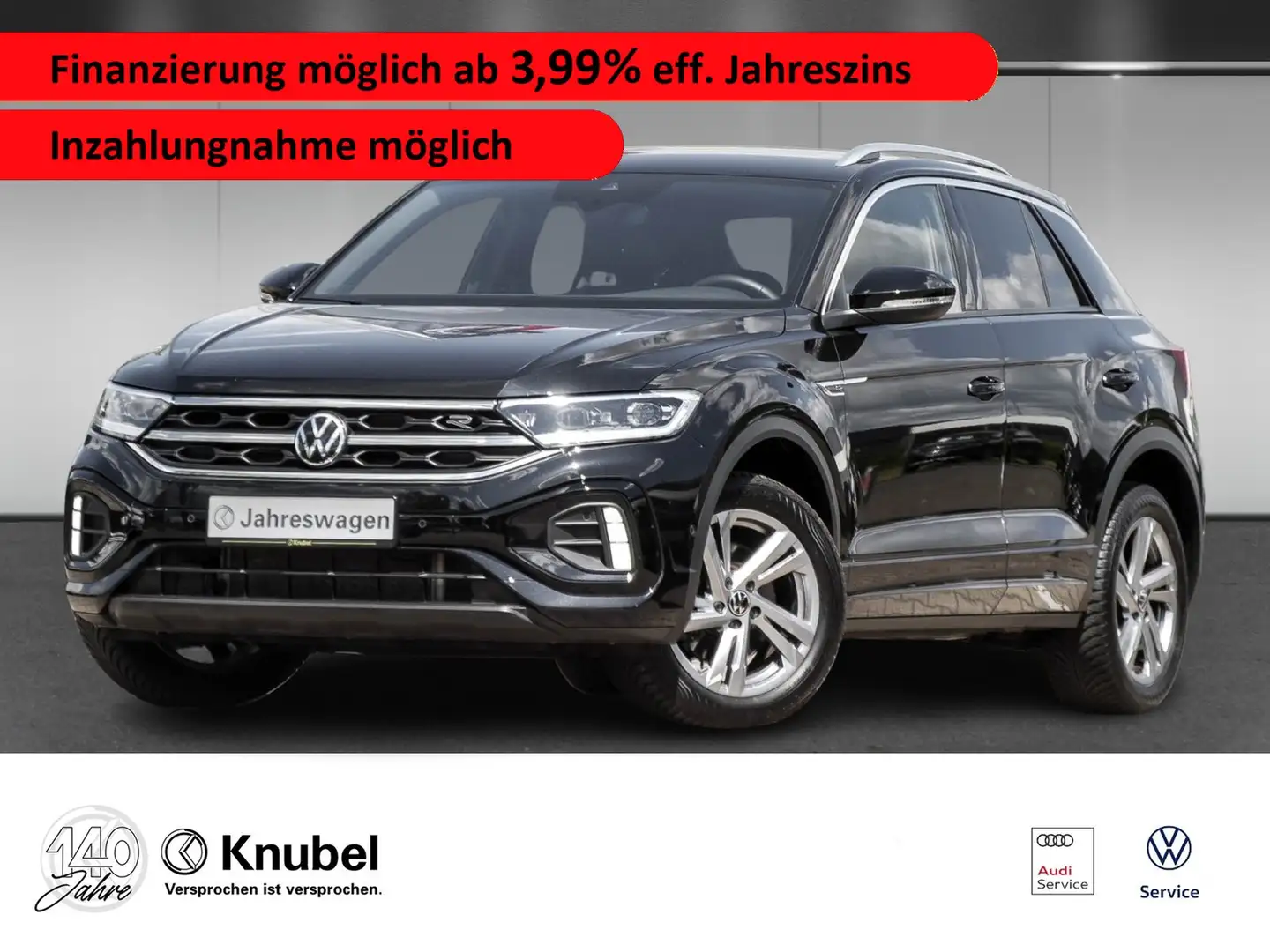 Volkswagen T-Roc R-Line 2.0 TDI DSG AHK*LED+*ACC*Kamera* Nero - 1
