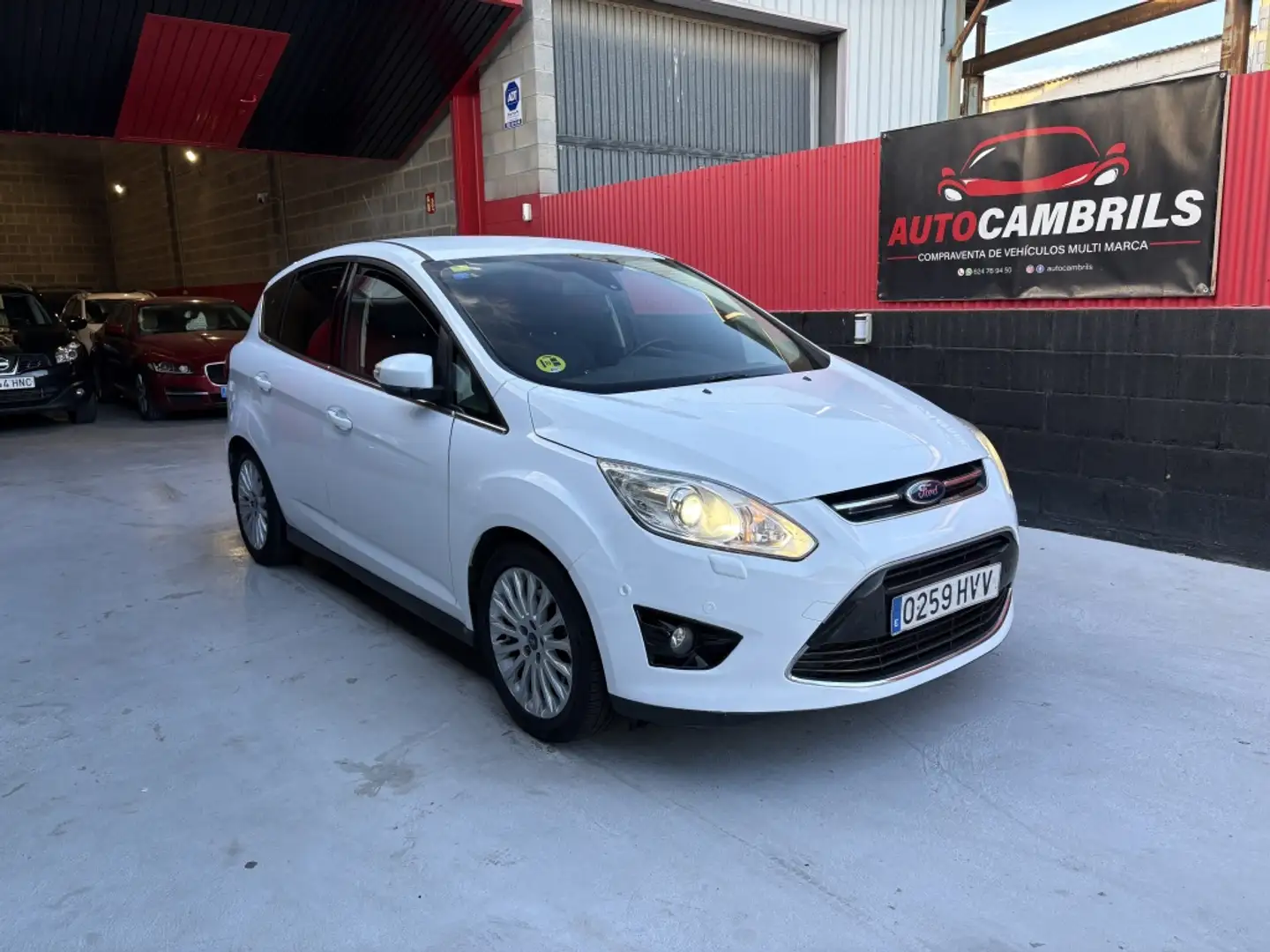 Ford C-Max 2.0TDCi Titanium Powershift Blanc - 1