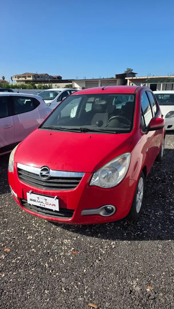 Opel Agila Agila II 2008 1.2 16v Enjoy Gpl-tech 86cv Rosso - 2