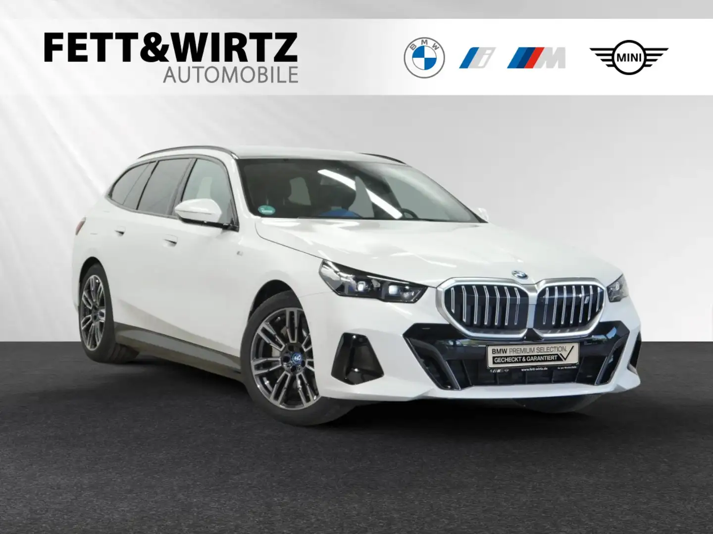 BMW i5 eDrive40 Touring Lr. 509,- br. o.Anz. 24Mon/5`Km p Weiß - 1