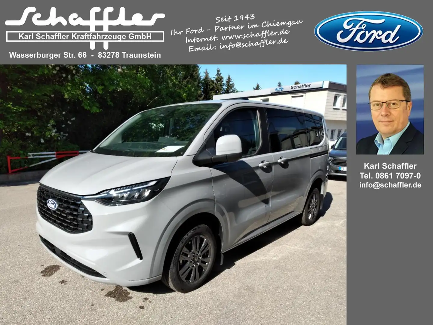 Ford Tourneo Custom 320 L1 Tourneo Titanium FWD Grau - 1