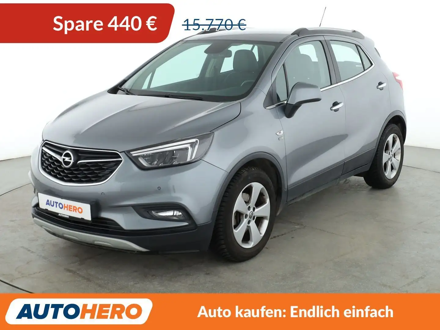 Opel Mokka X 1.4 Turbo 120 Jahre Aut.*NAVI*LED*CAM*PDC*SHZ* Grau - 1
