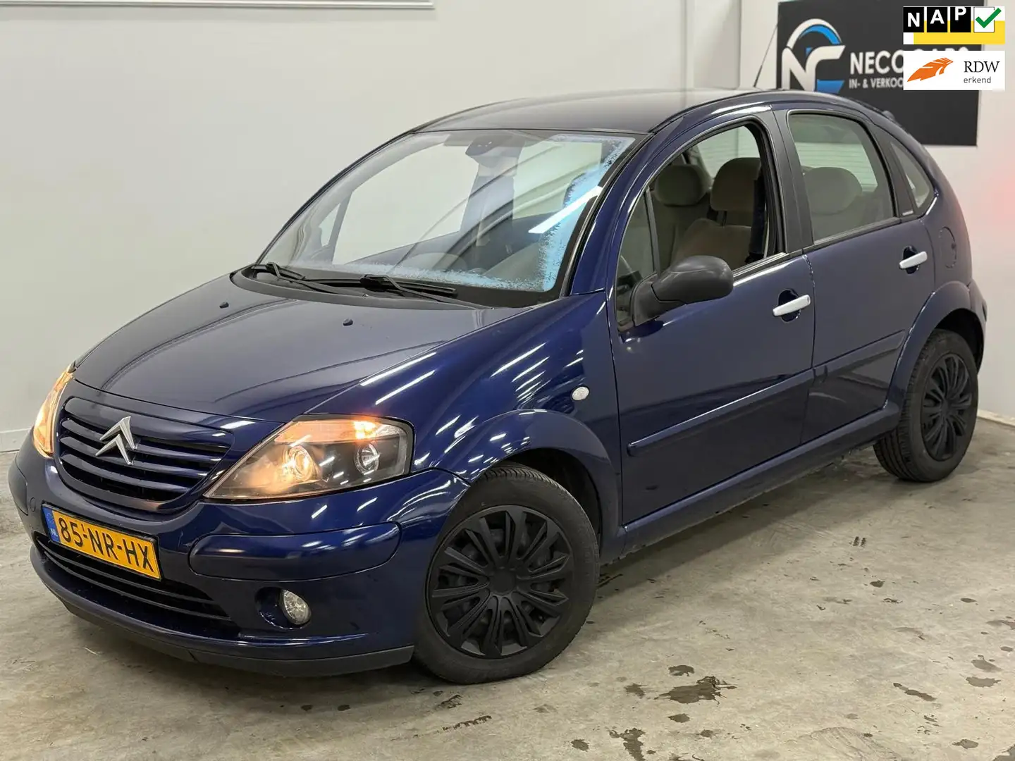 Citroen C3 1.4i Exclusive / AUTOMAAT / MULTIEMEDIA-NAVI / RIJ Blau - 1