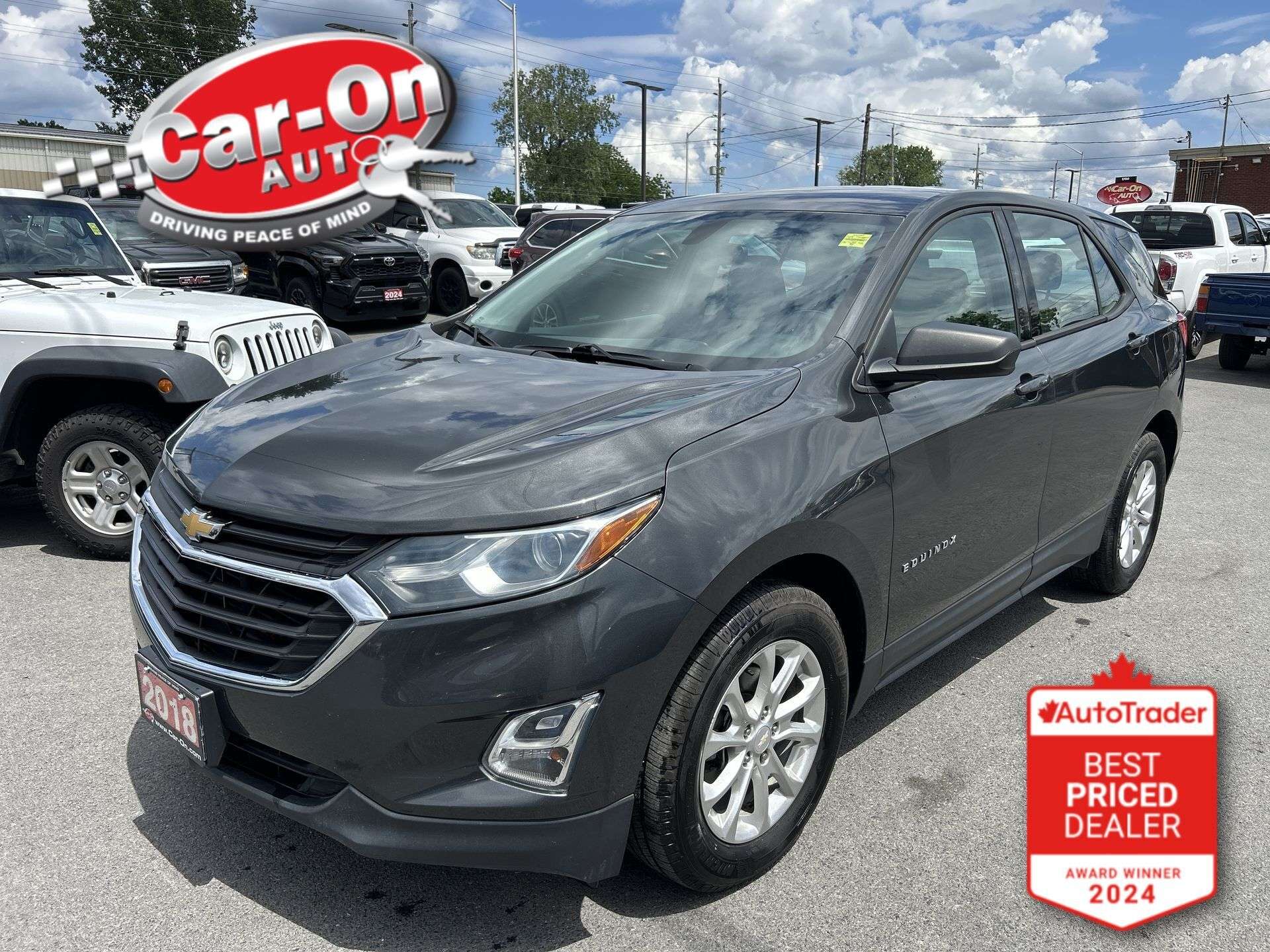 Gray 2018 Chevrolet Equinox SUV / Crossover Front-Wheel Drive Automatic