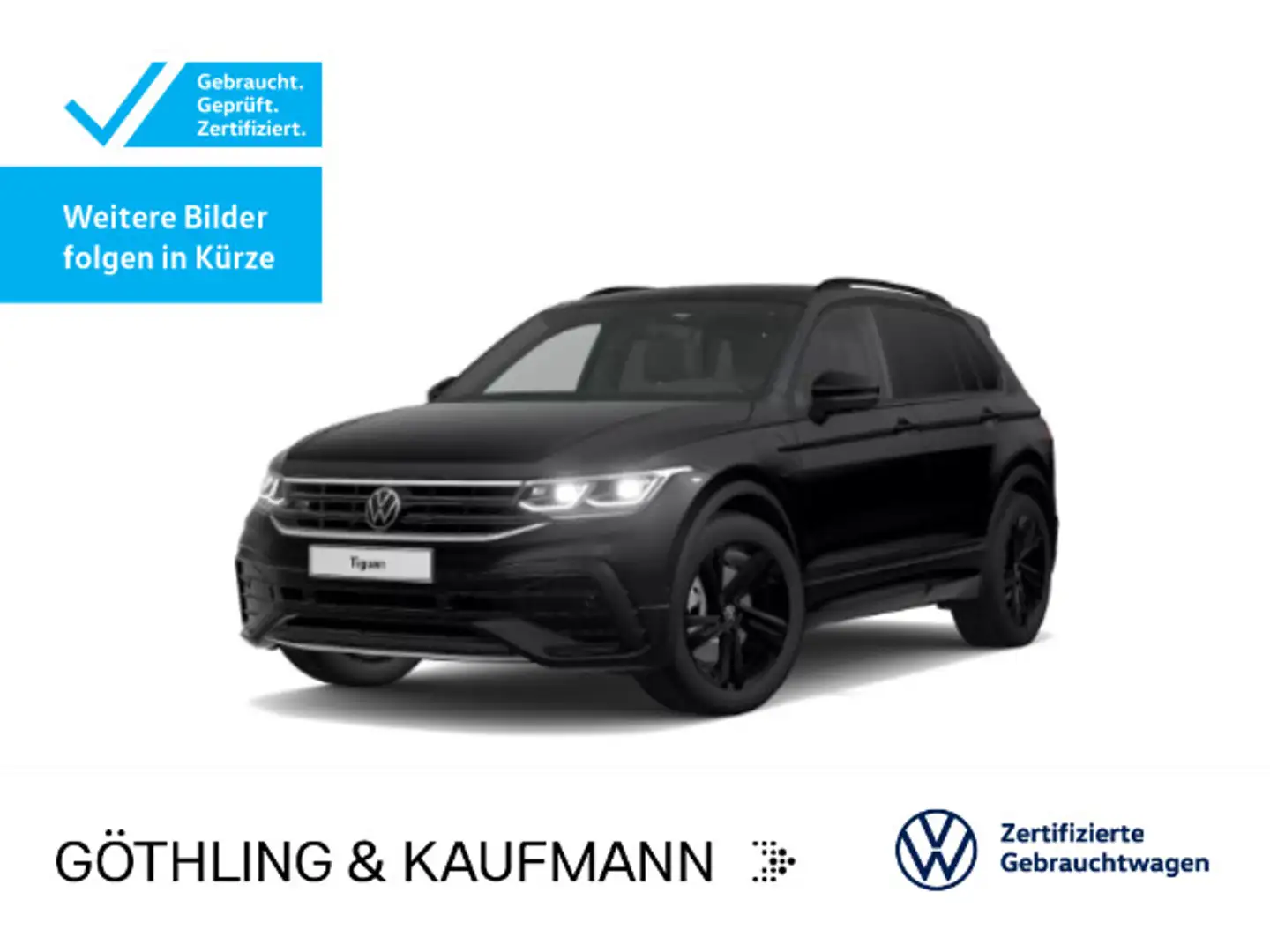 Volkswagen Tiguan R-Line 1.4TSI eHybrid *NAVI*BlackStyle*Pa Schwarz - 1