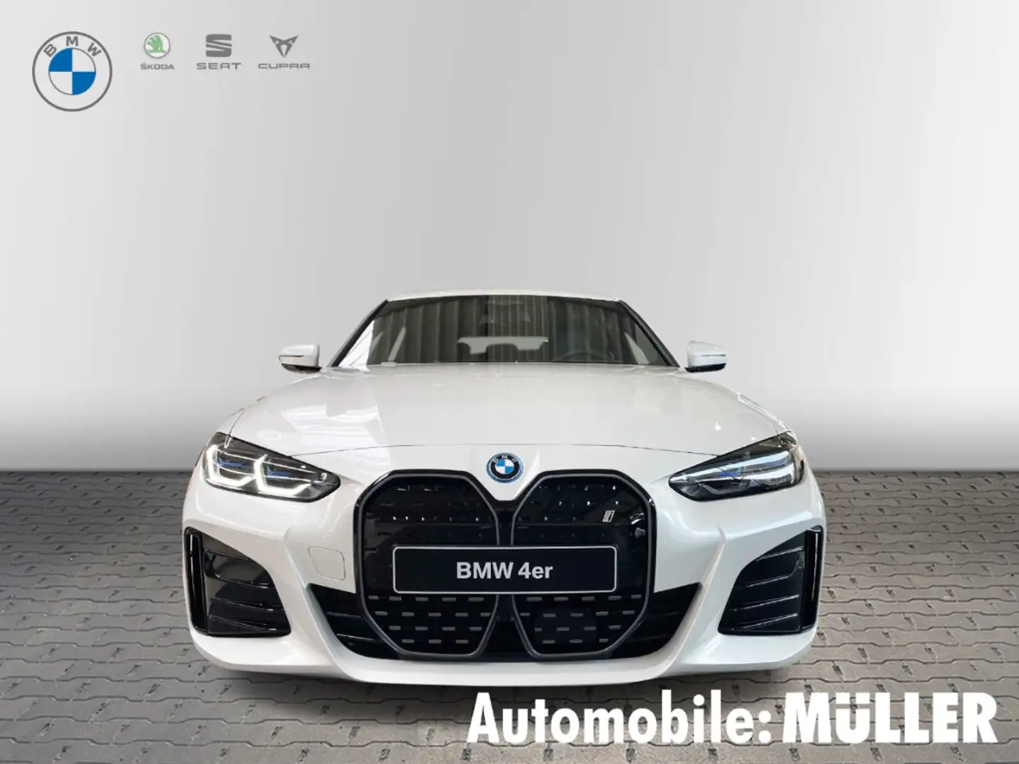 BMW i4 35 e eDrive35 Gran Coupe M Sport Paket Pro*Parkass bijela - 2