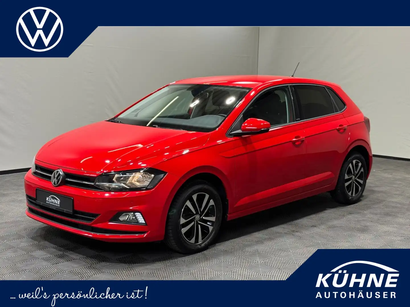 Volkswagen Polo United 1.0 | NAVI PDC SITZHEIZ APP-CONNECT Rood - 1