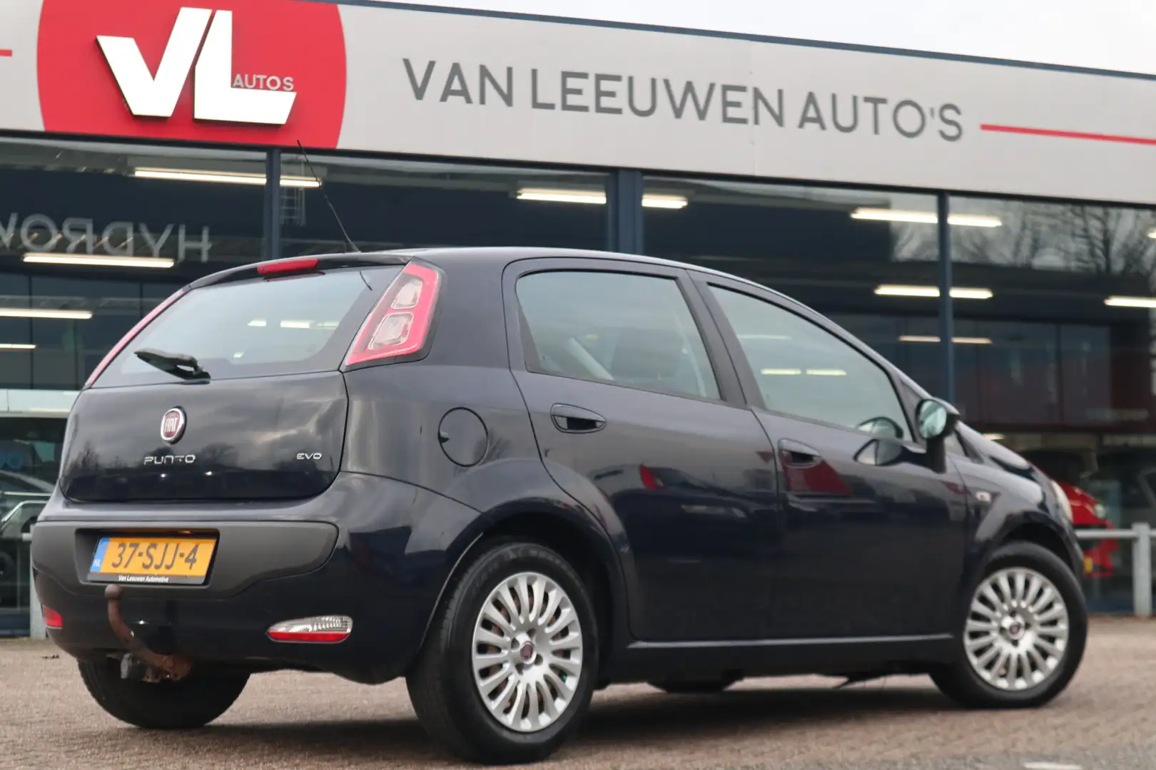 Fiat Punto Evo 1.3 M-Jet Dynamic | Airco | Cruise | Trekhaak Blauw - 2