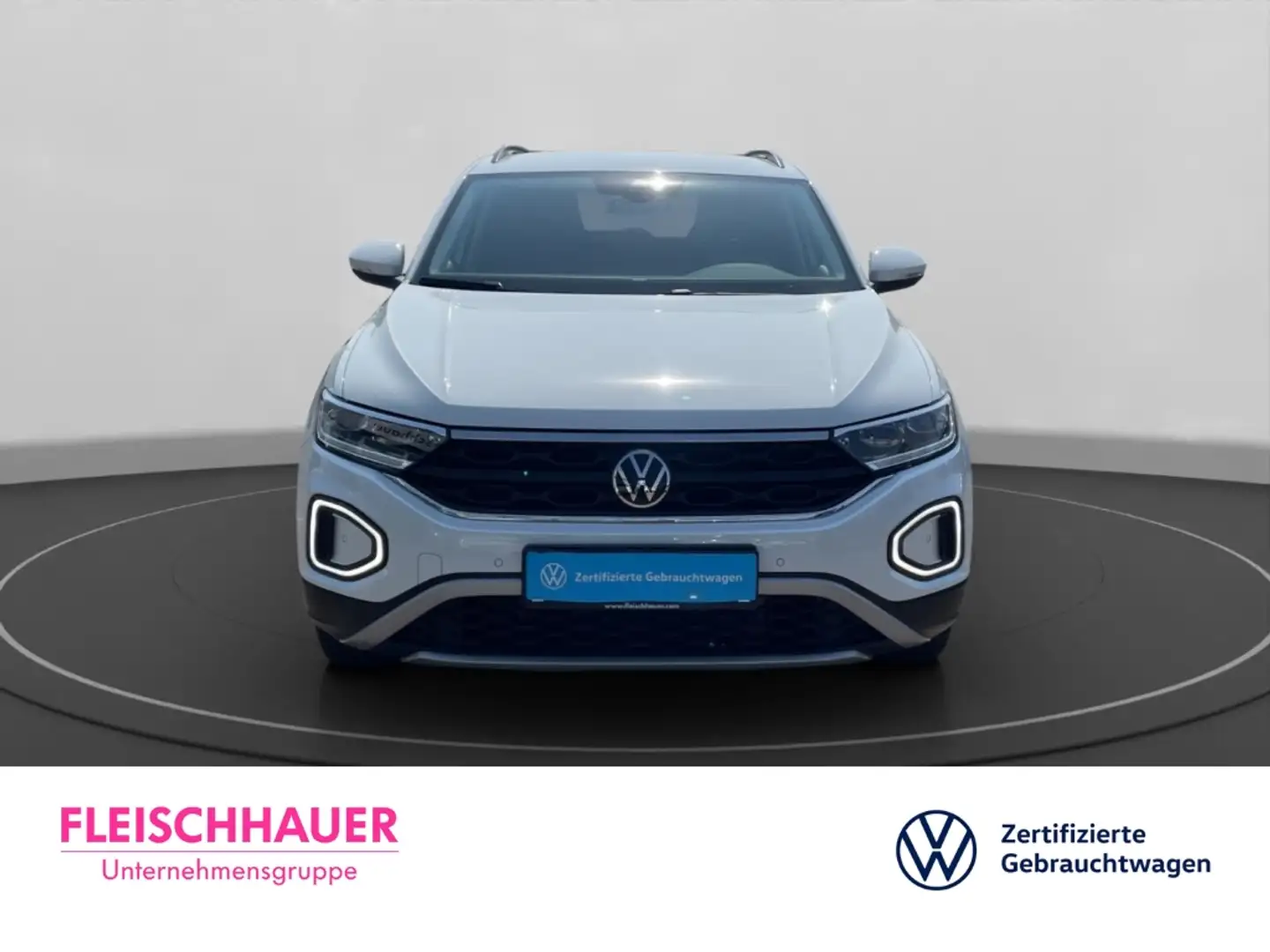 Volkswagen T-Roc TSI 1.0 Life PLA LaneAss VC Navi Carplay SHZ LEDpl Blanc - 2
