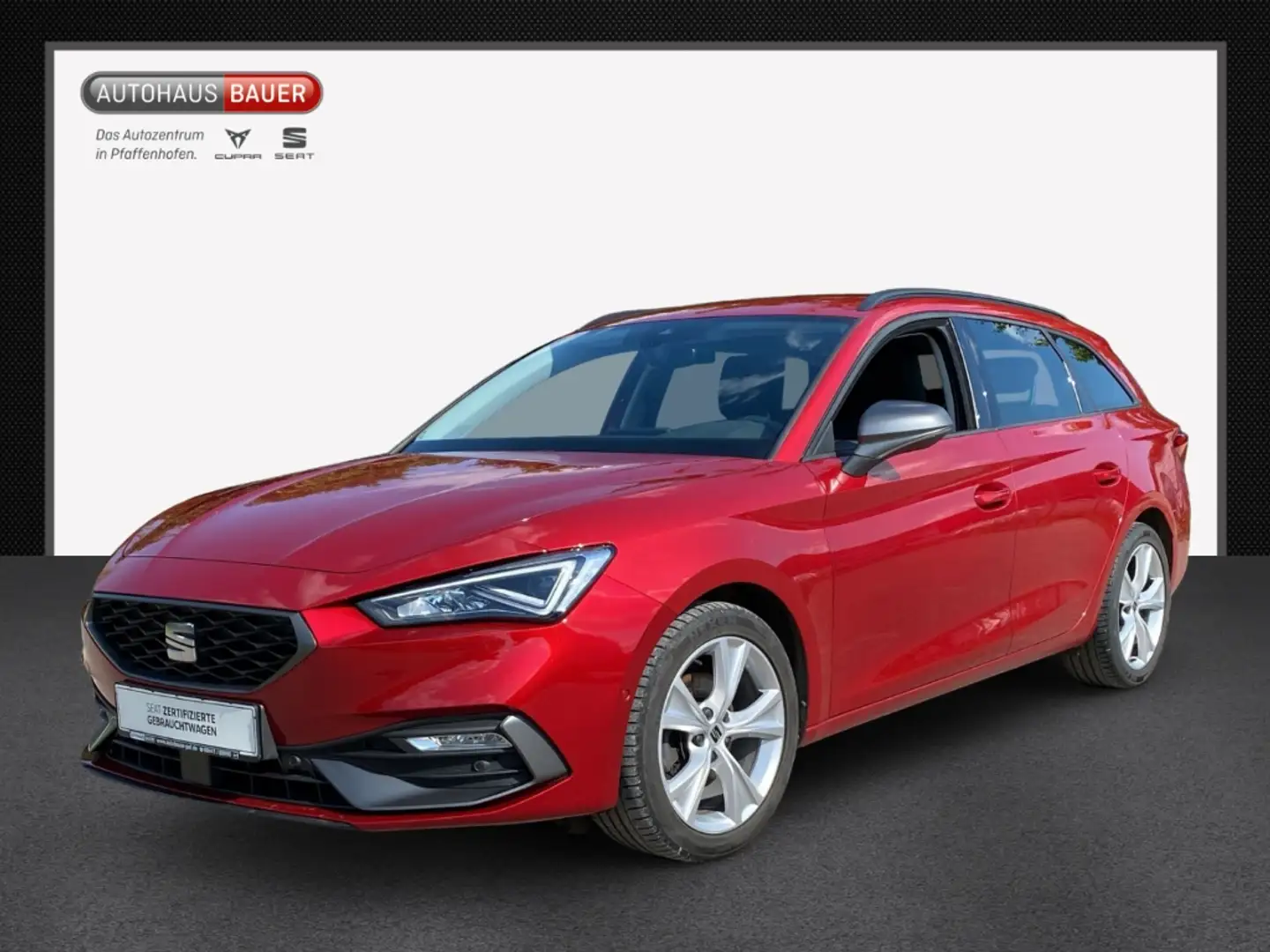 SEAT Leon FR SPORTSTOURER 1.5TSI ACT ACC FULLINK NAVI SITZHZ Rouge - 1