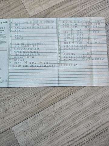 Kia Sorento 2.5 CRDi VGT DPF EX