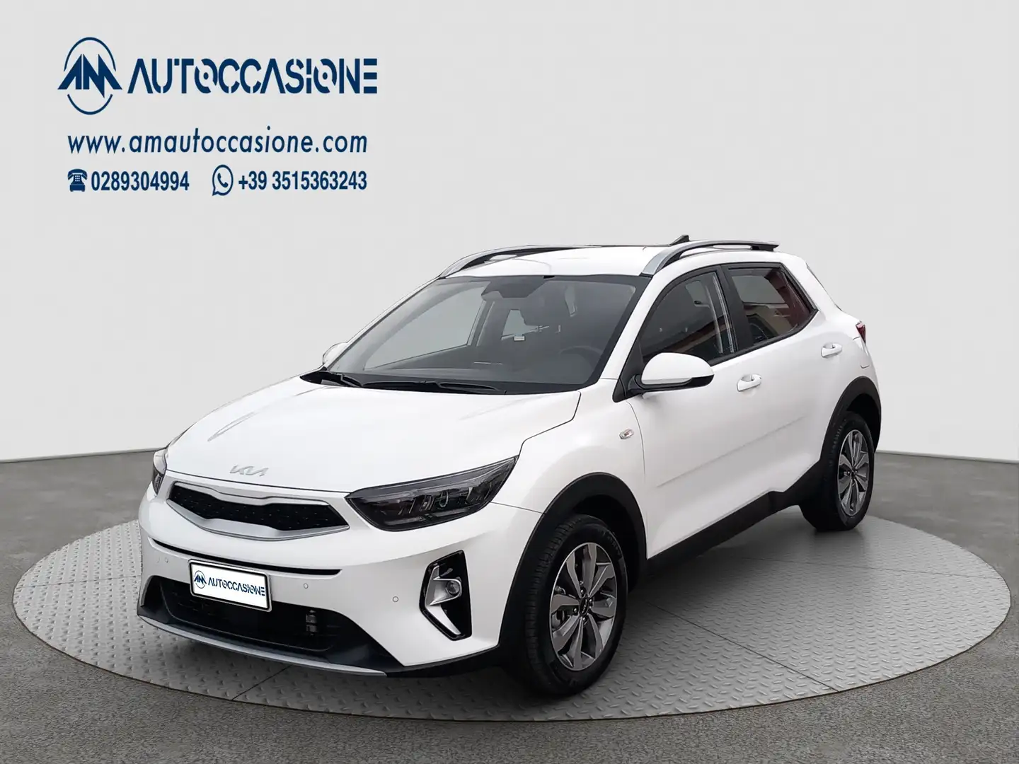 Kia Stonic 1.0 t-gdi mhev Urban 100cv mt Bianco - 1