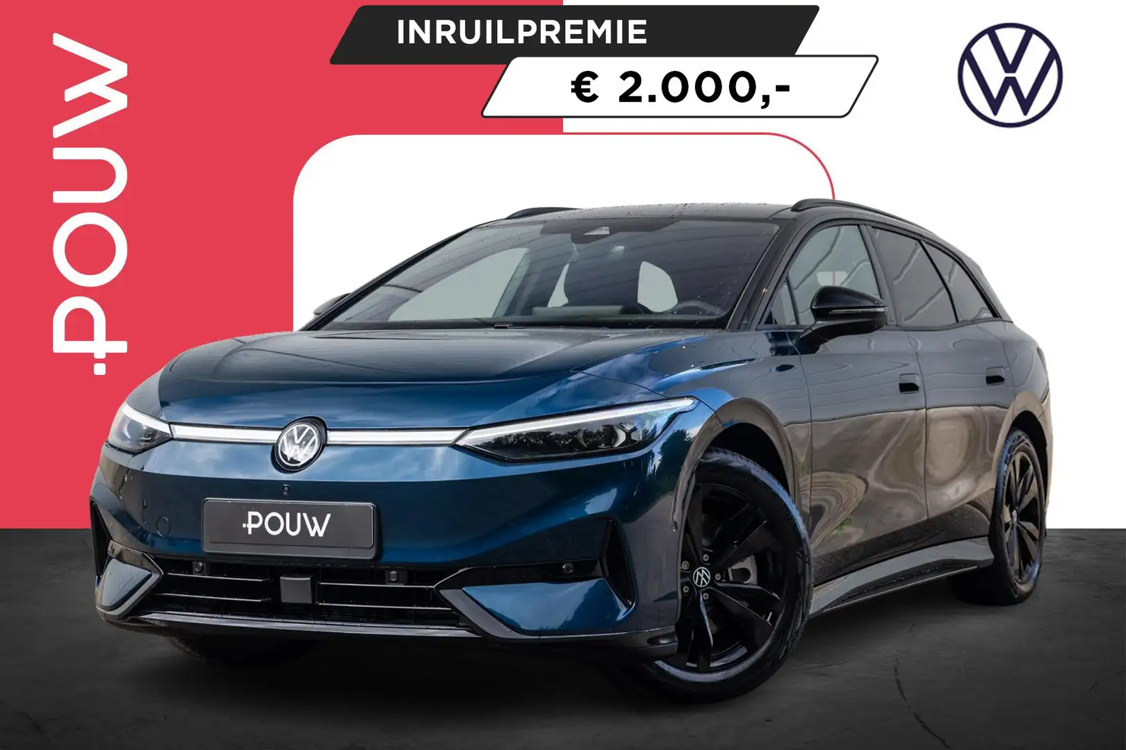 Volkswagen ID.7 286pk Pro Limited Edition 77 kWh | Trekhaak | Warm Blauw - 1
