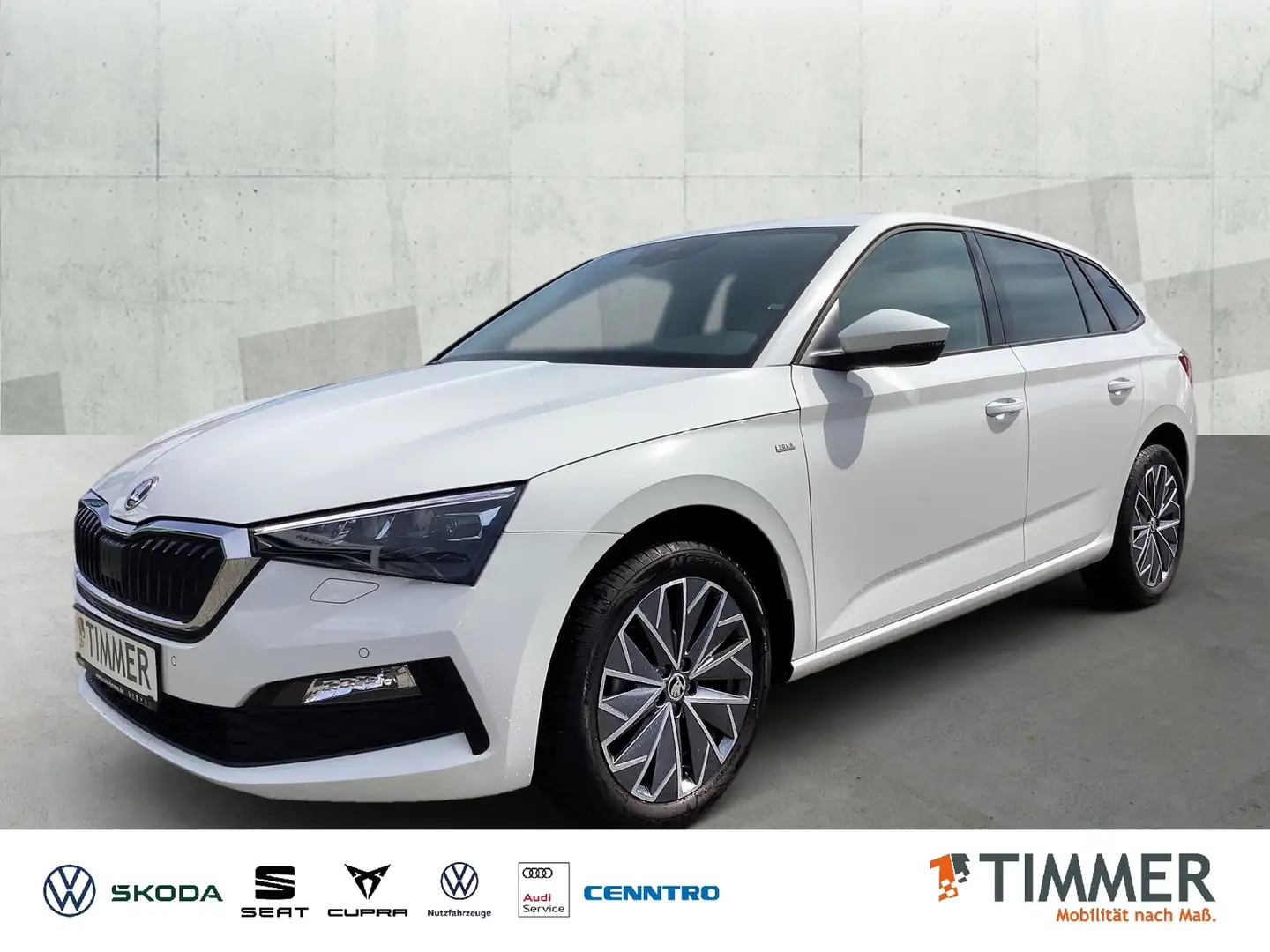 Skoda Scala 1.0 TSI Tour Smart-Link*ACC*SH*ALU* Weiß - 1