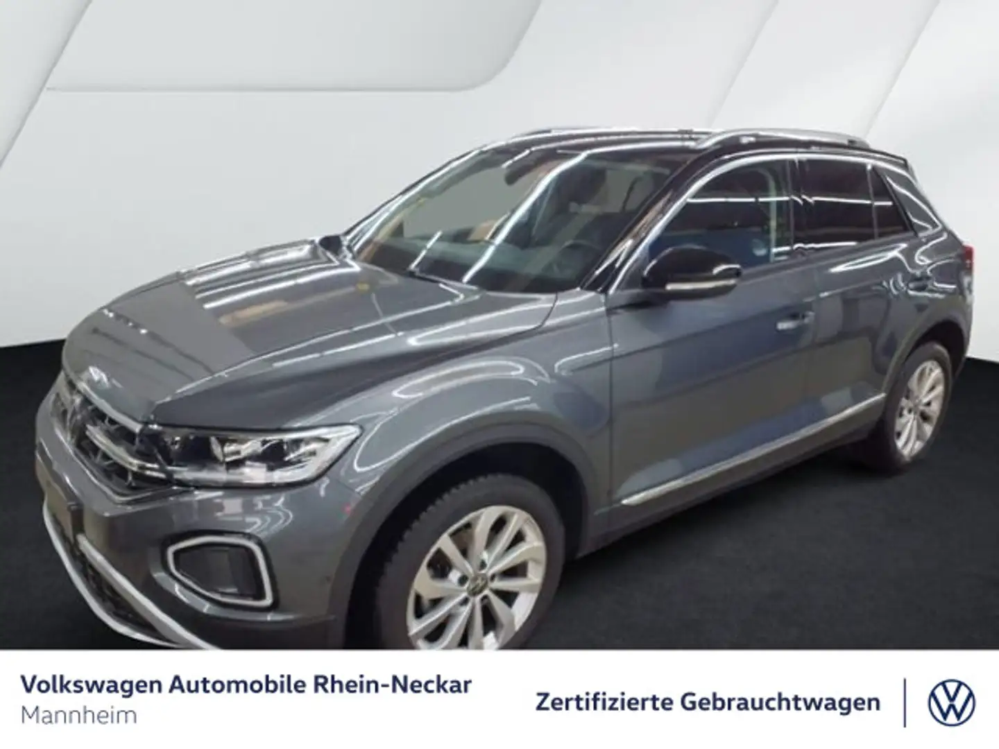 Volkswagen T-Roc 1.5 TSI Style DSG Navi AHK LED uvm Grau - 2