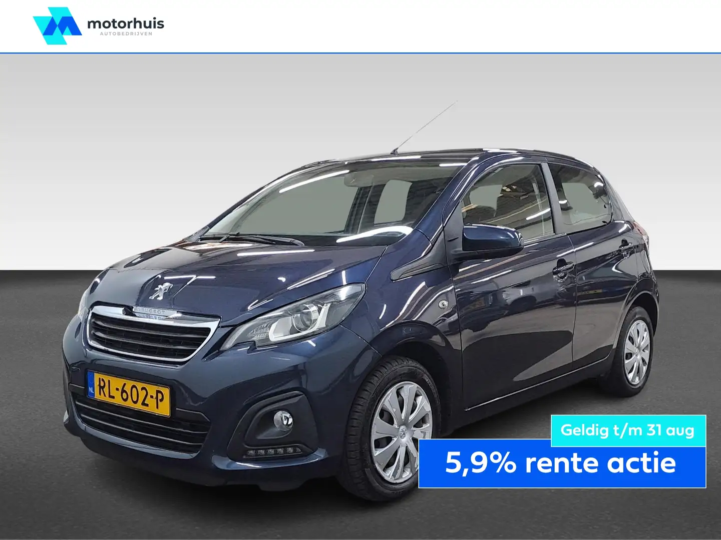 Peugeot 108 1.0 e-VTi 68PK 5DRS ACTIVE AIRCO TEL NAP Blauw - 1