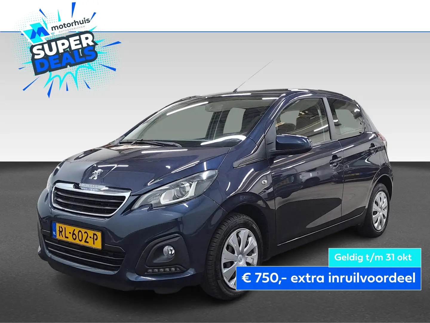 Peugeot 108 1.0 e-VTi 68PK 5DRS ACTIVE AIRCO TEL NAP Bleu - 1
