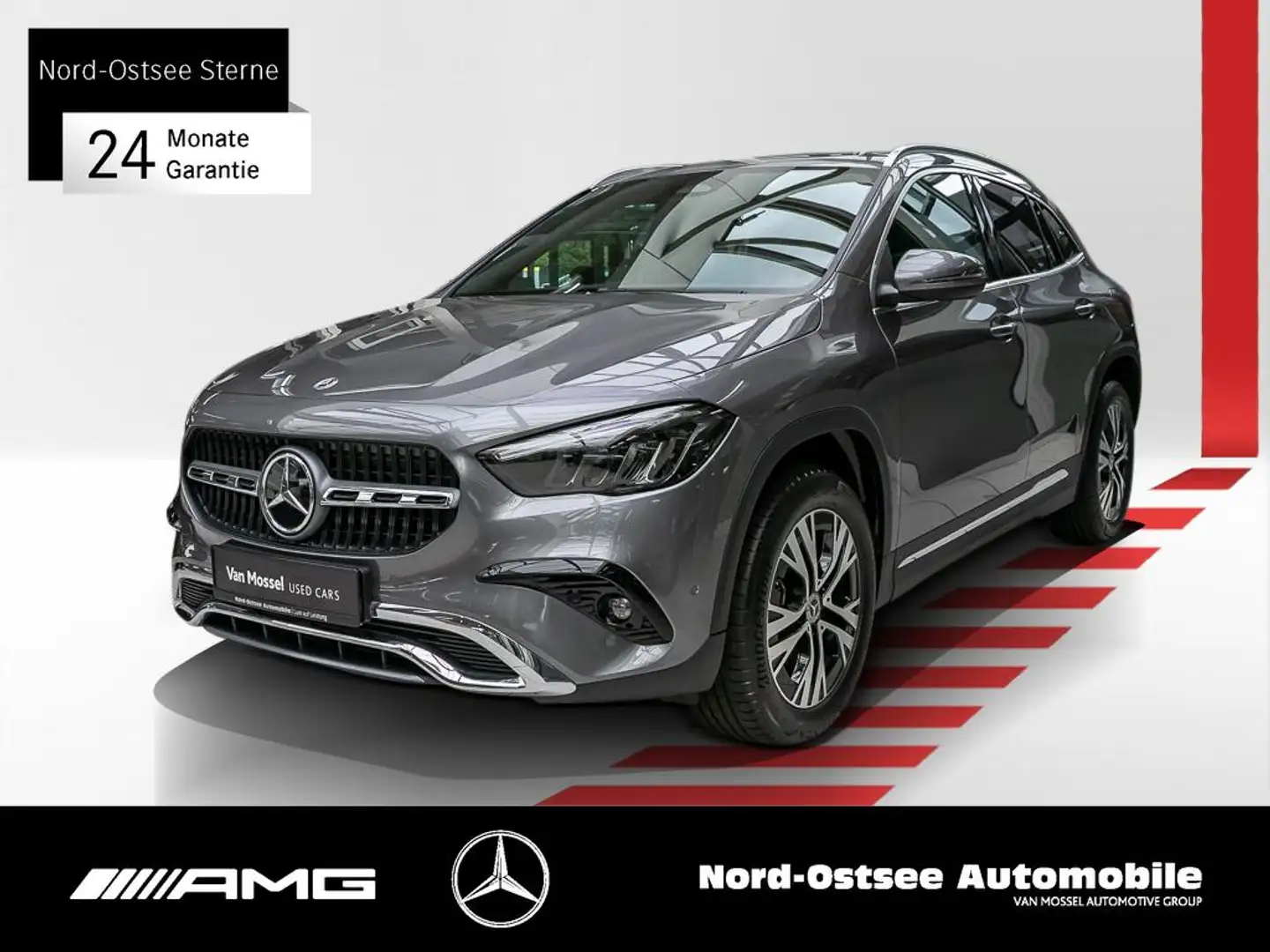 Mercedes-Benz GLA 200 d PROGRESSIVE ADV LED KAMERA TOTWINKEL Gris - 1