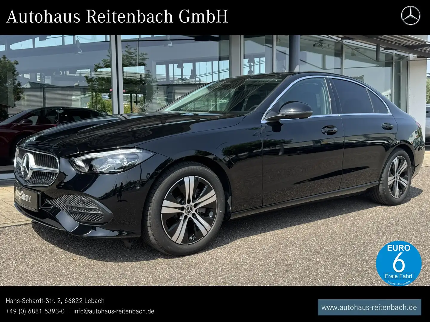 Mercedes-Benz C 180 C180 LIMO AVANTGARDE NAVI+LED AMBIENTE+TOTWI+SHZ Schwarz - 1