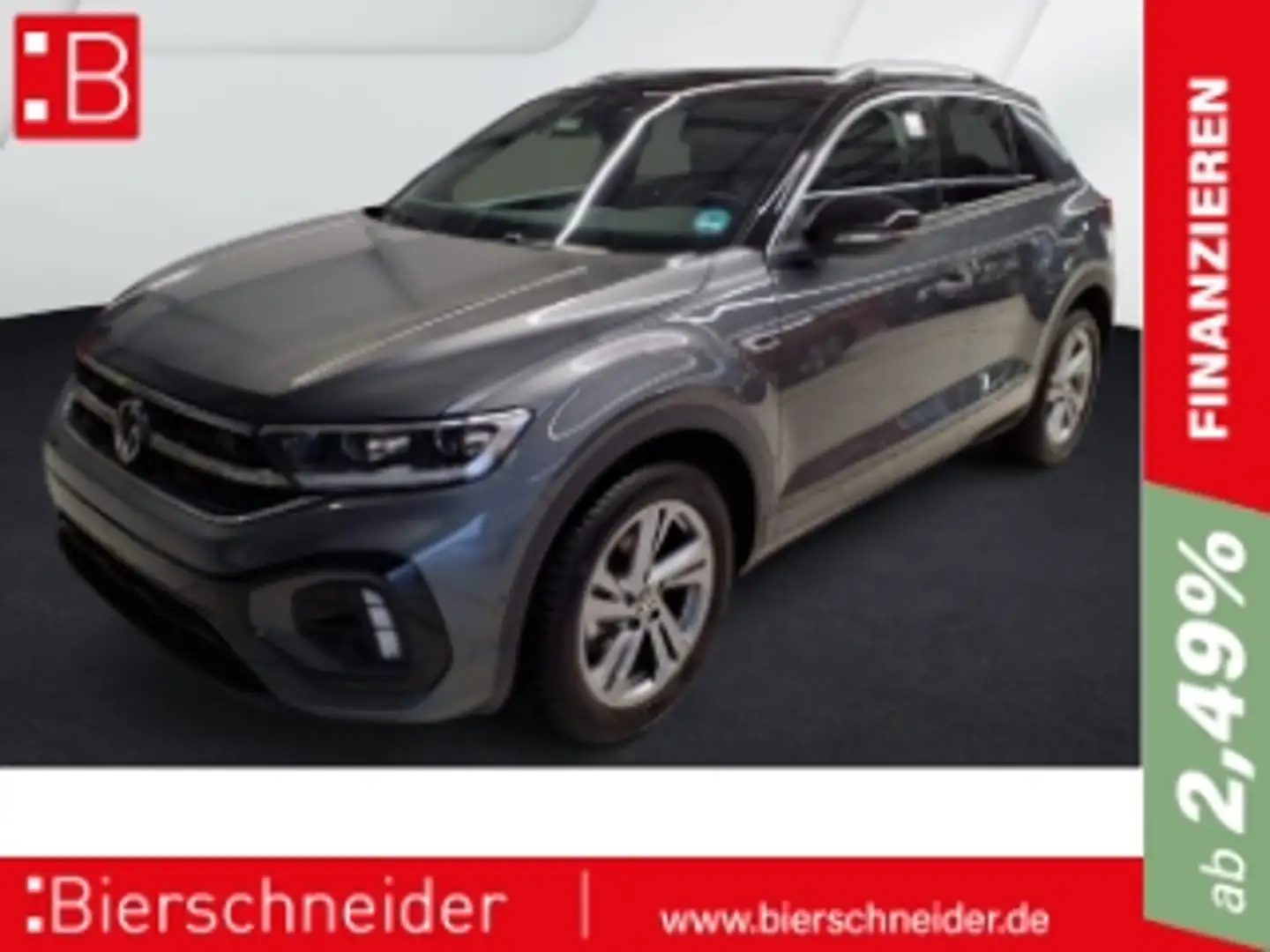 Volkswagen T-Roc 1.5 TSI DSG R-Line AHK REAR VIEW ACC LED Grau - 1