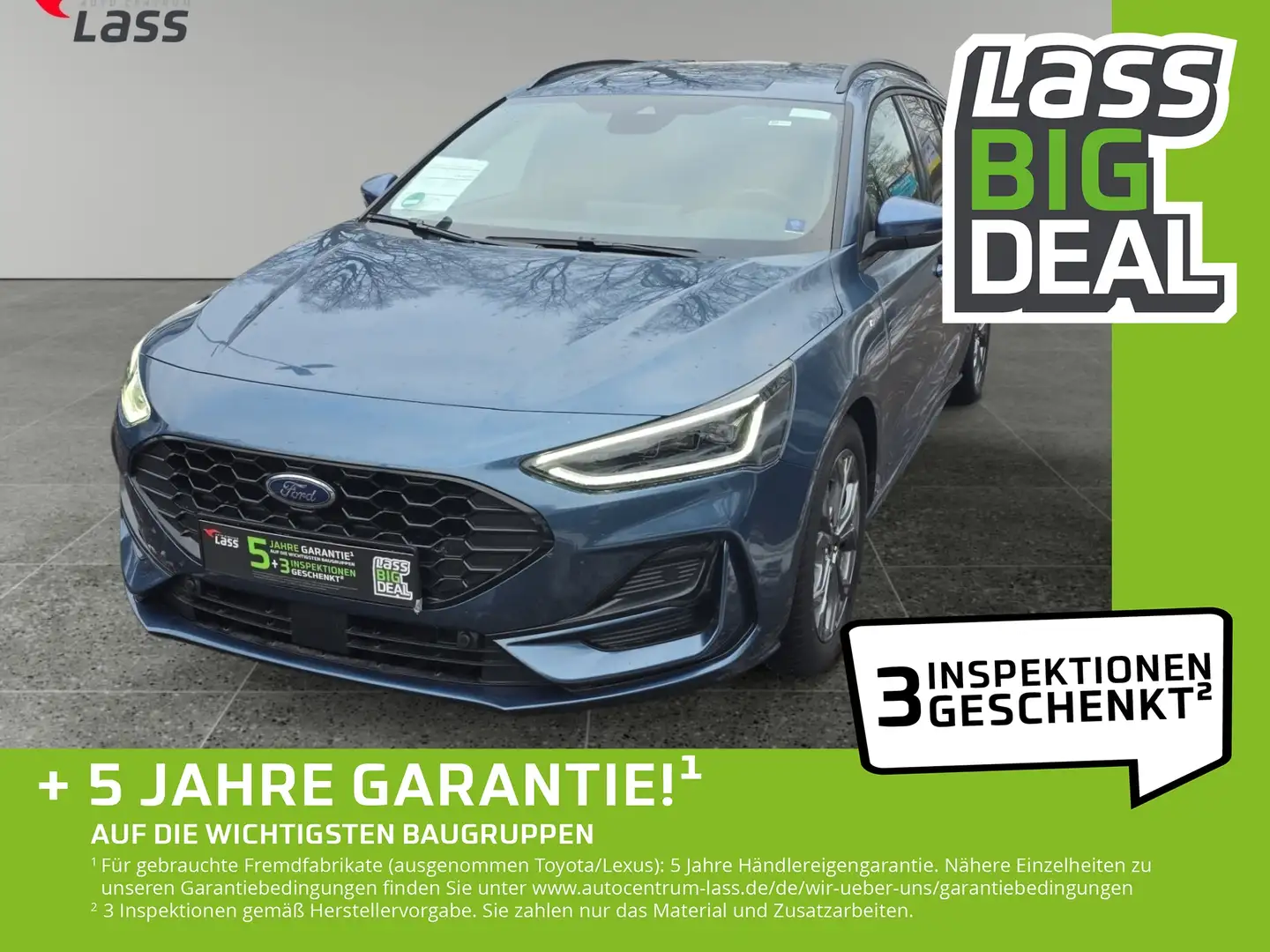 Ford Focus Turnier 1.0 EcoBoost ST-Line X 2xKlima ACC Blau - 1