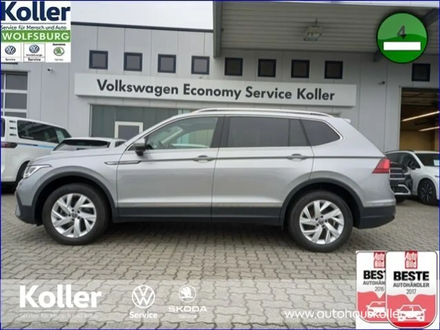 Volkswagen Tiguan Allspace Tiguan Allspace 2.0 TDI DSG AHK 7 Sitze Kamera Plateado - 2