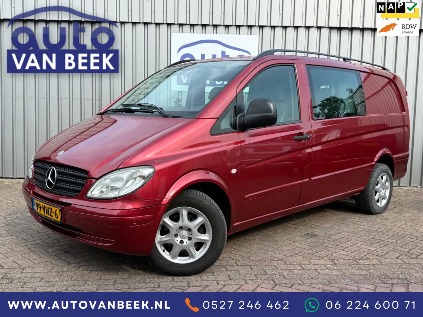 Mercedes-Benz Vito 120 CDI 320 Lang HD|Sensoren|Cruise|5p|Trekhaak - 1