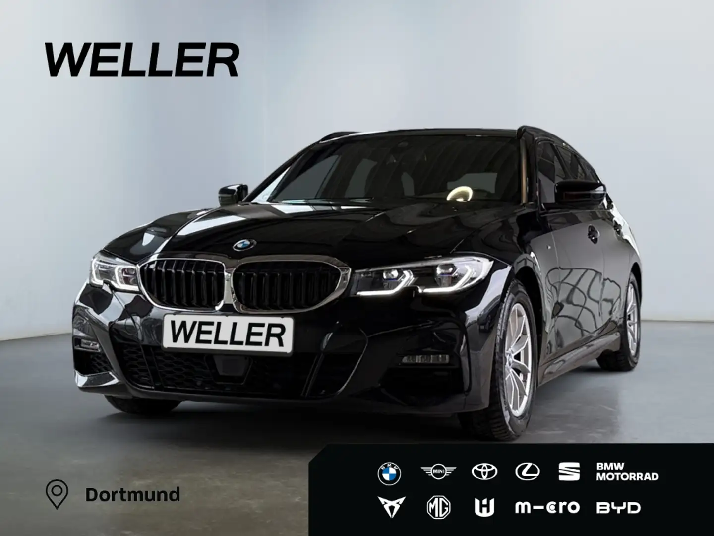 BMW 320 i Touring M Sport *Laser*ACC*Inno*Leder*HiFi* Schwarz - 1