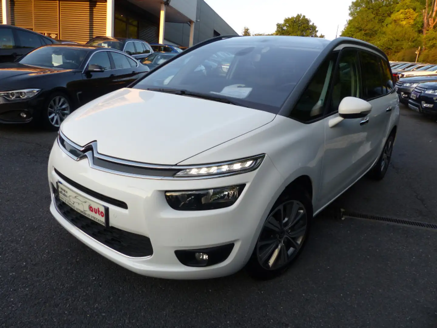 Citroen Grand C4 Picasso E-HDI 115CH EXCLUSIVE Blanc - 1