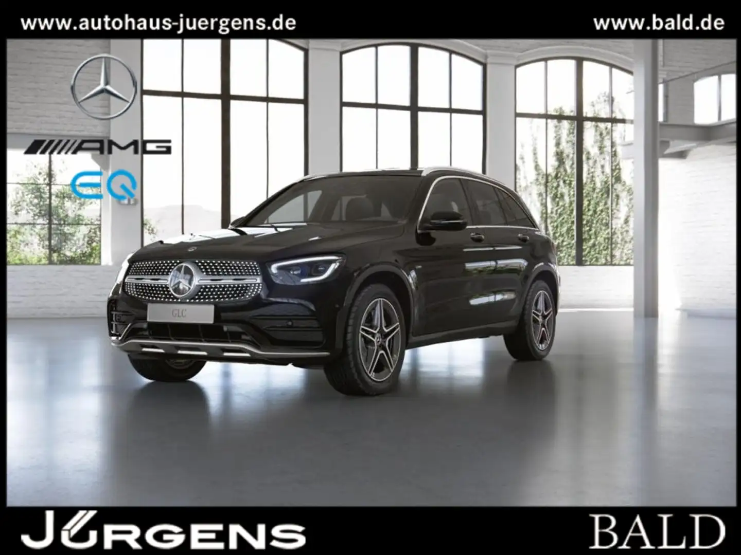 Mercedes-Benz GLC 300 de 4MATIC +AMG+MBUX+Wide+Cam+MBeam+HUD Schwarz - 2