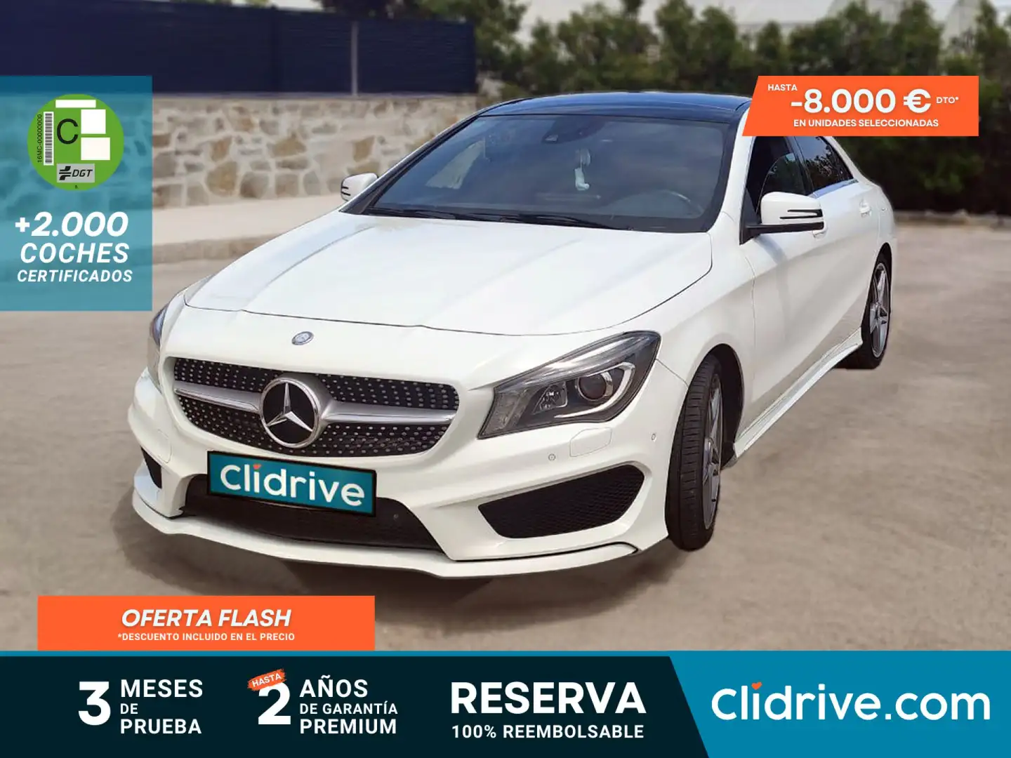 Mercedes-Benz CLA 220 220CDI AMG Line 7G-DCT Blanco - 1