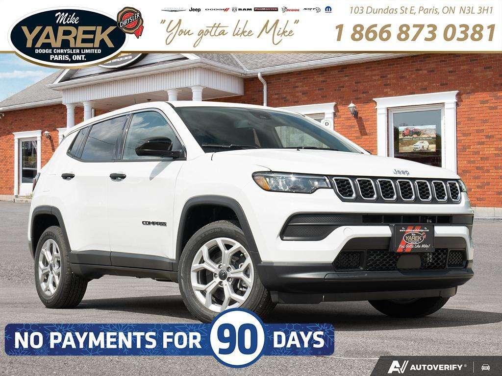 2025 Jeep Compass SPORT. 4X4. HEATED SEATS. ***MANAGER DEMO***