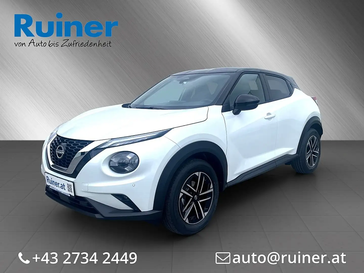 Nissan Juke 1,0 DIG-T N-Connecta Bianco - 1