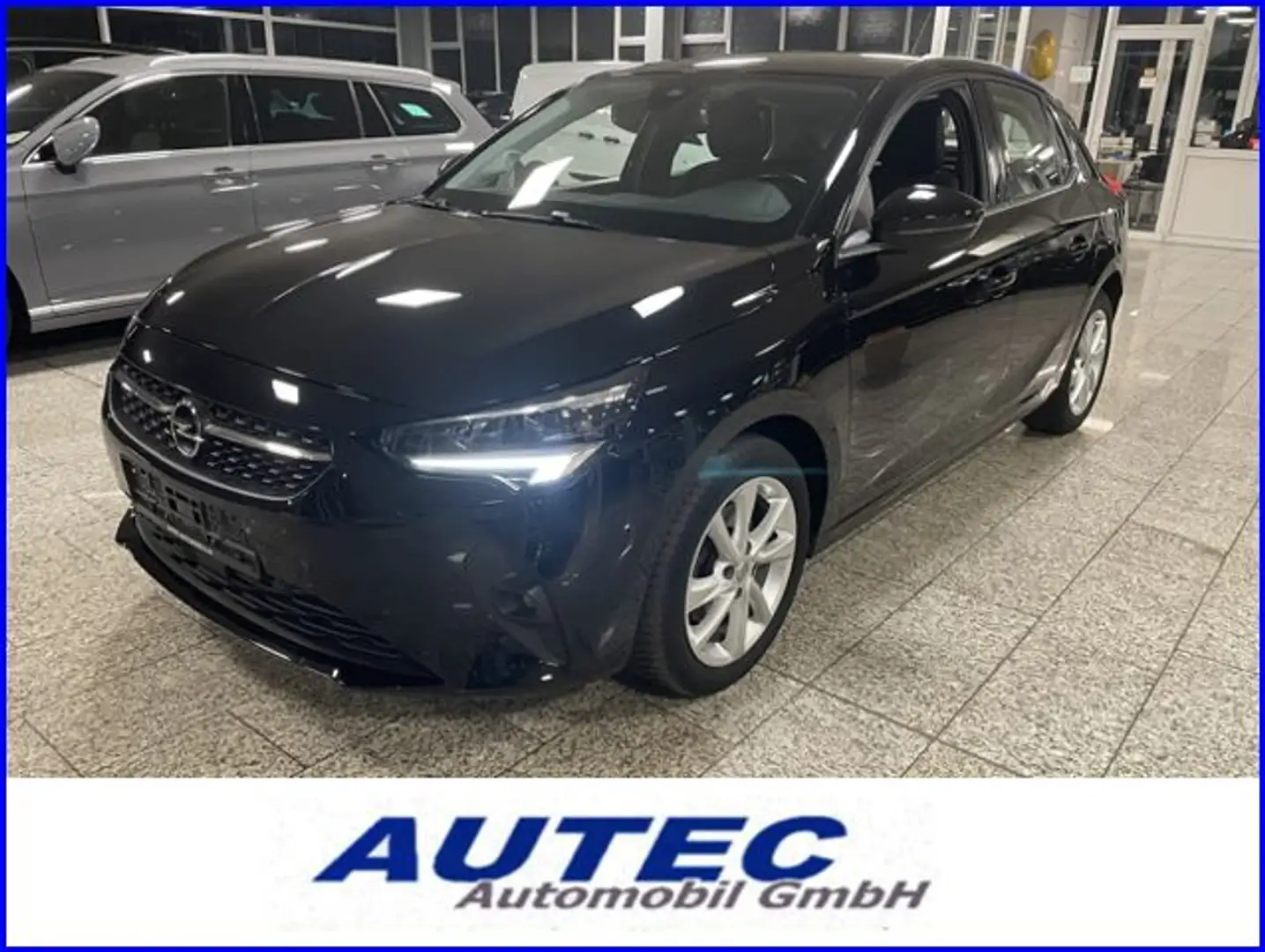 Opel Corsa F Elegance 1.2 NAVI+KAMERA+SPURHALTE+LED Zwart - 1