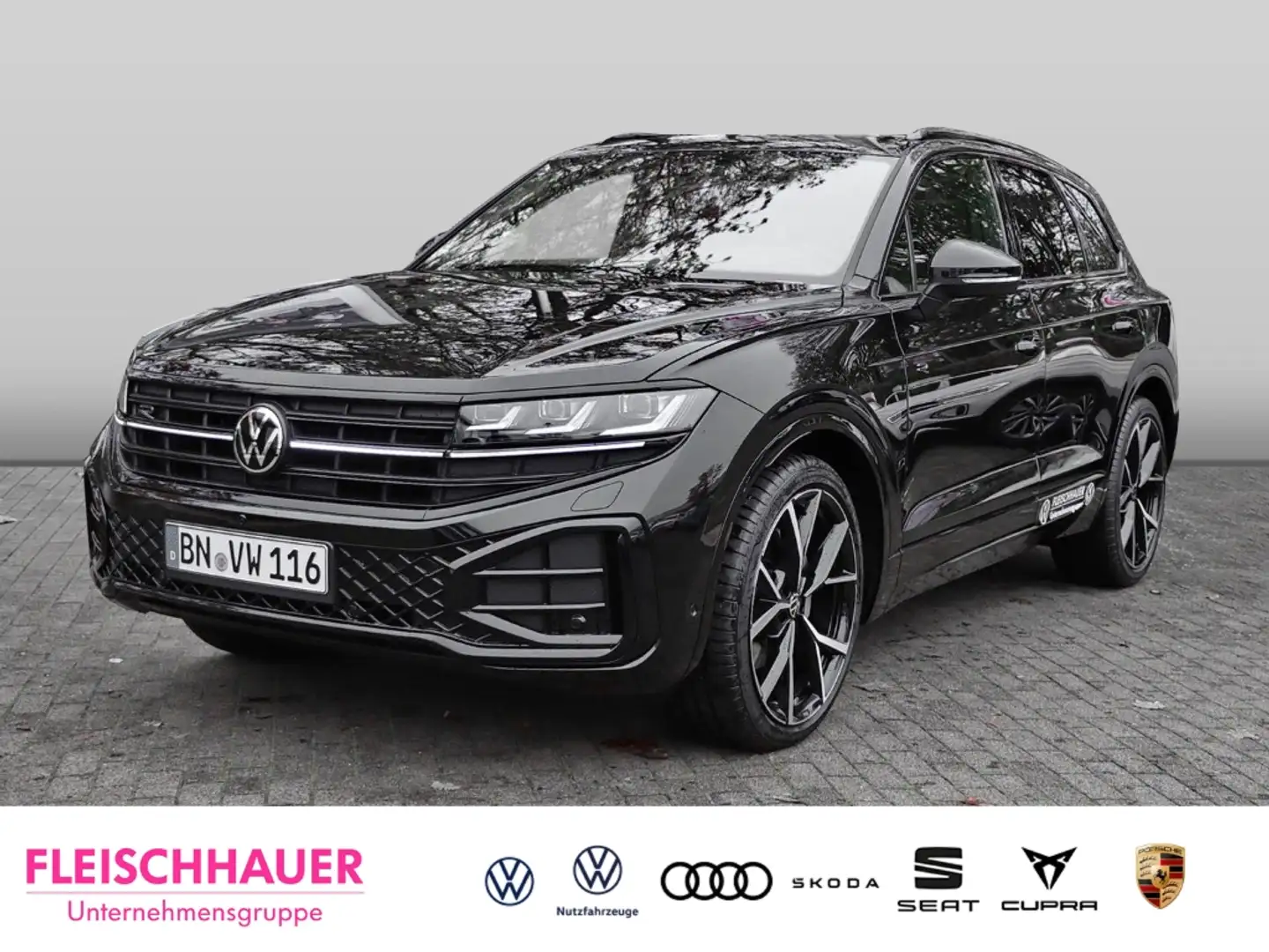 Volkswagen Touareg R-Line 4Motion HUD Luft StandHZG AHK Panodach Navi Schwarz - 1