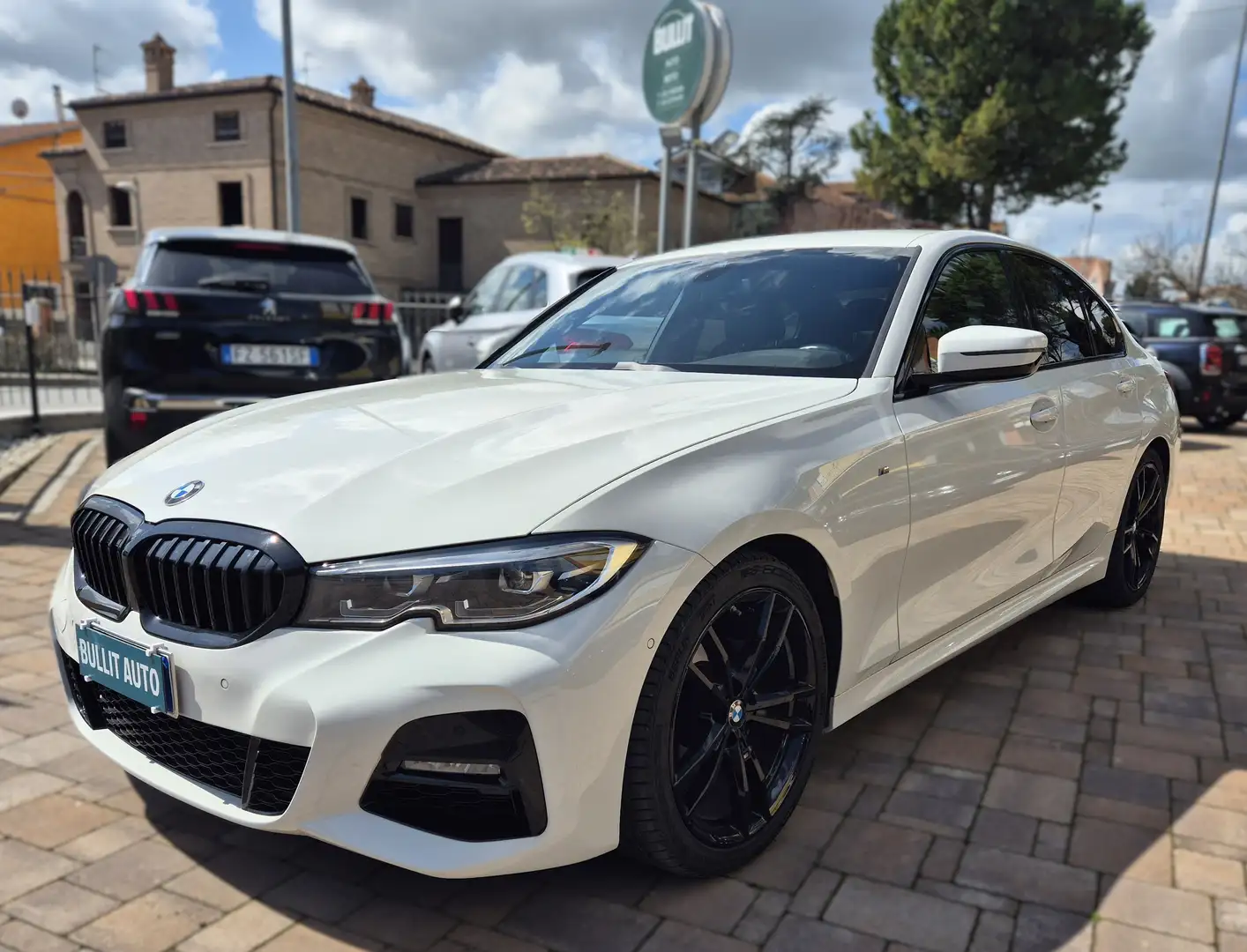 BMW 318 318d mhev 48V Msport auto Bianco - 1