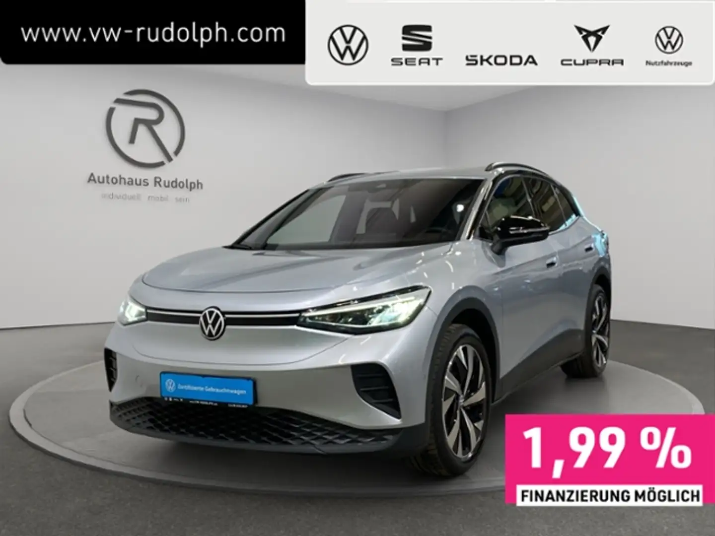 Volkswagen ID.4 Pro 82 kWh Goal / Navi ACC RFK Silber - 1