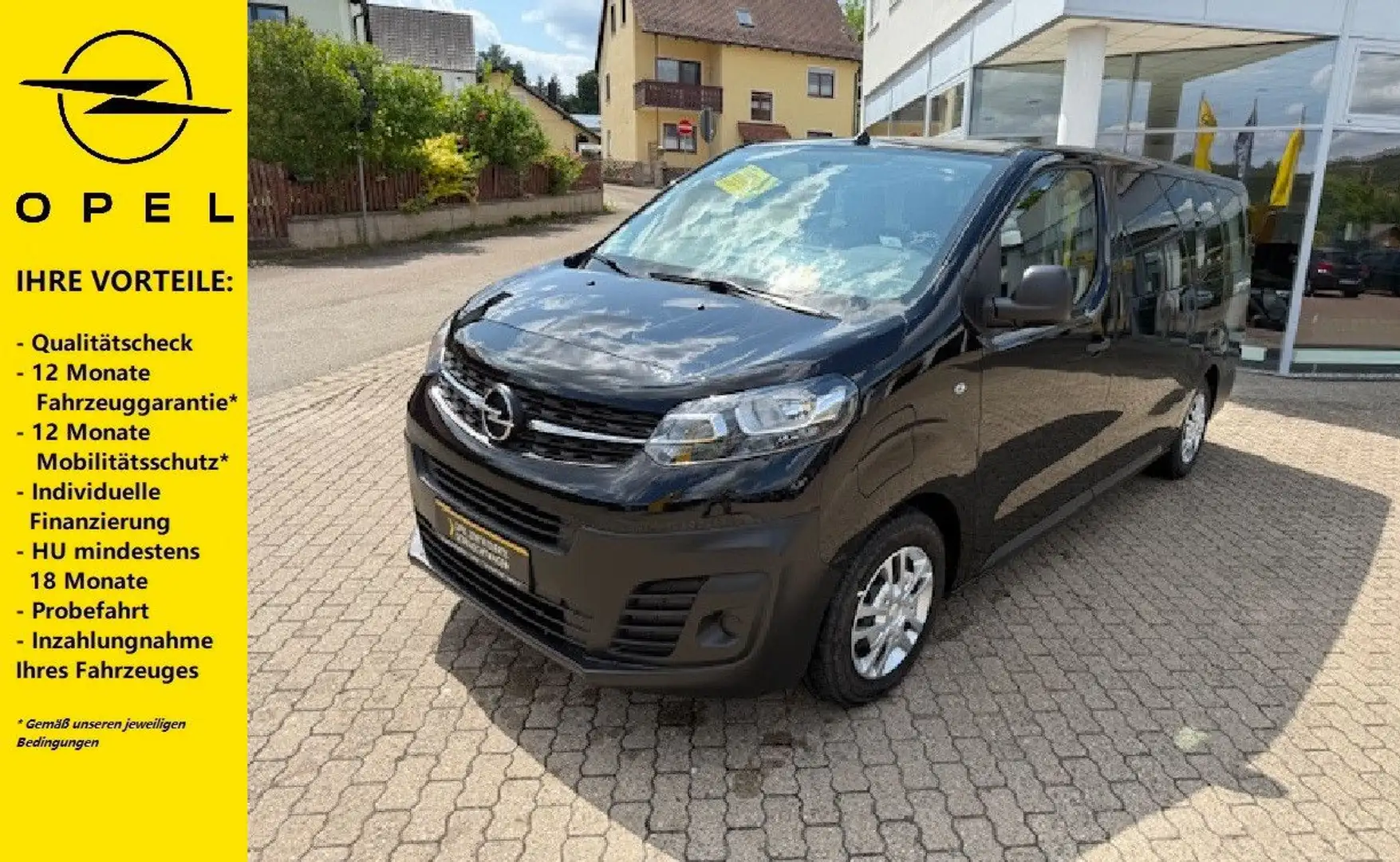 Opel Vivaro -e Kombi L3 Batterie 75 kWh - 11kW OnBoard Noir - 1