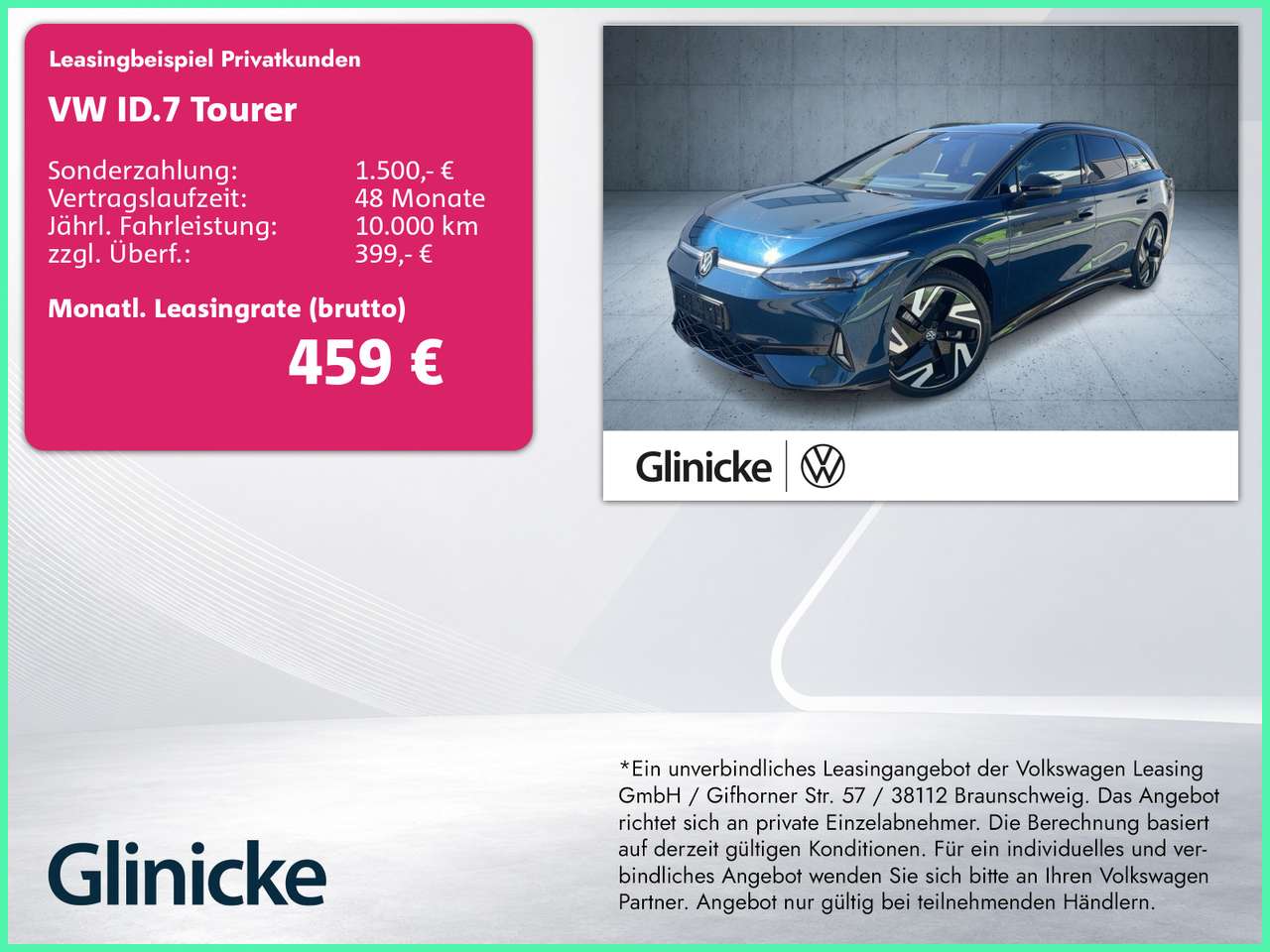 Volkswagen ID.7 — Volkswagen ID.7 GTX W-Pumpe/AHK/Pano/360/DCC/Nav/21"