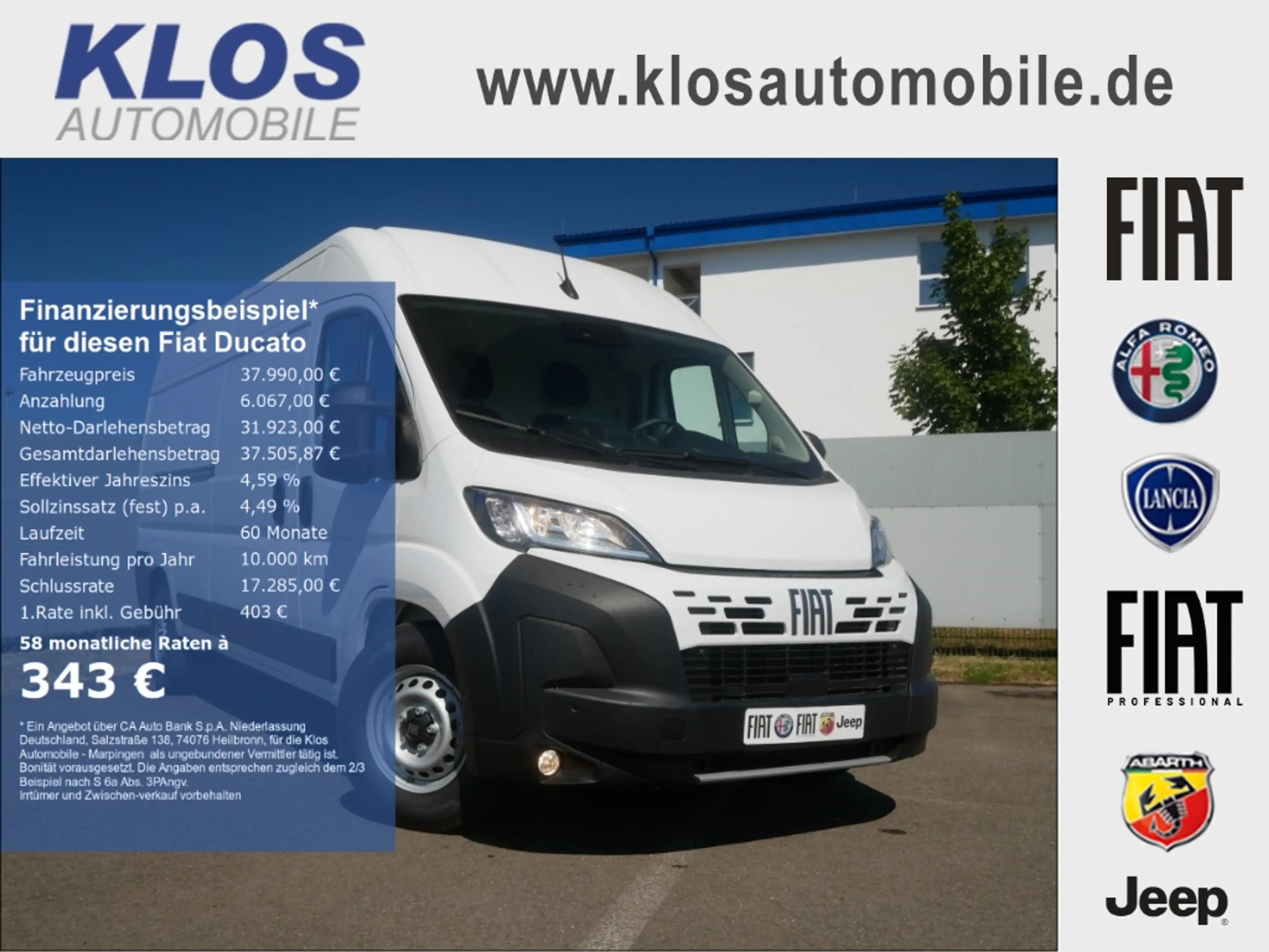 Fiat Ducato 35 MAXI L3H2 KaWa 140PS MJET MT BUSINESS PRO WORKS