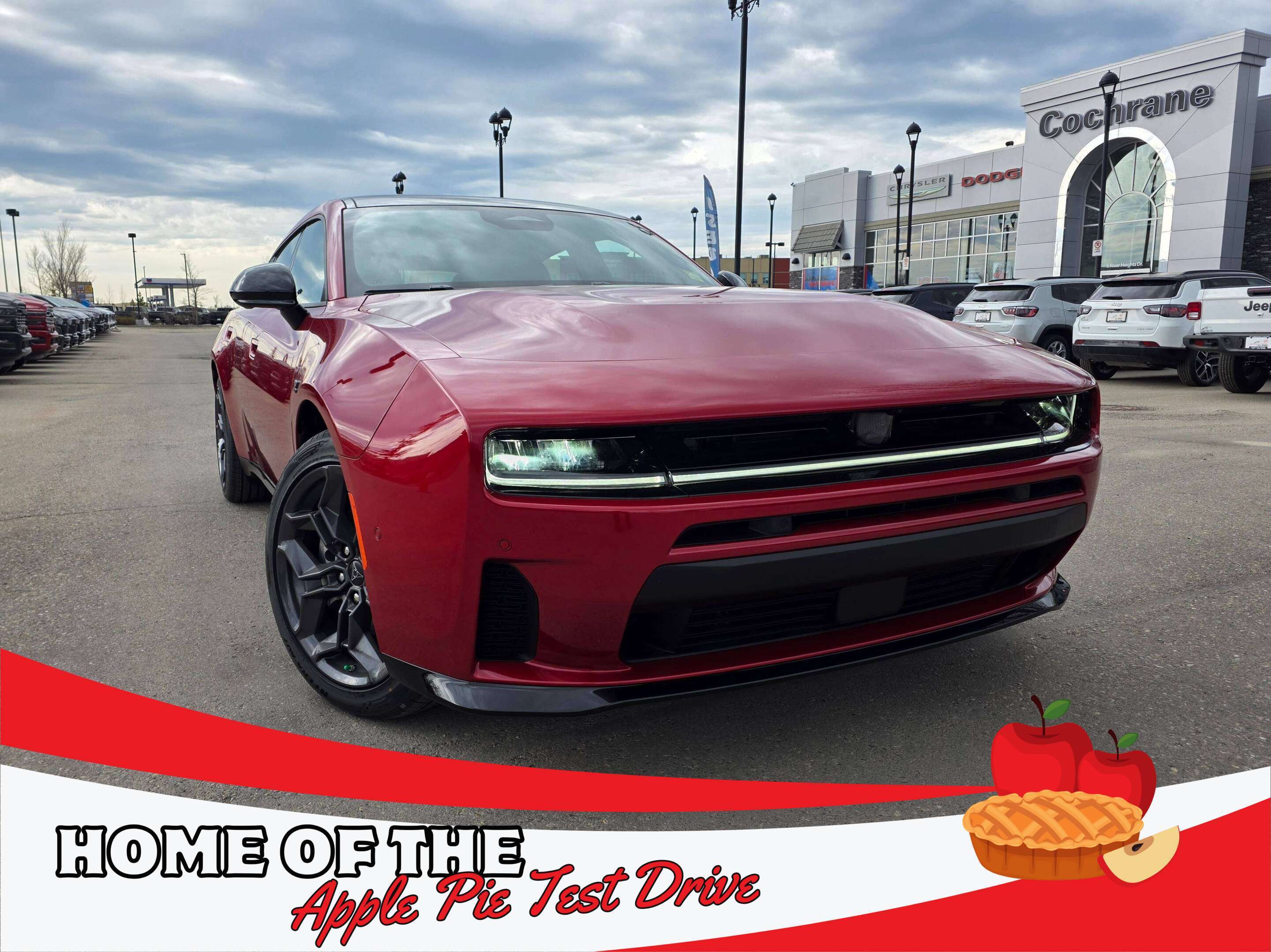 Red 2026 Dodge Charger Sedan All-Wheel Drive 8-Speed Automatic