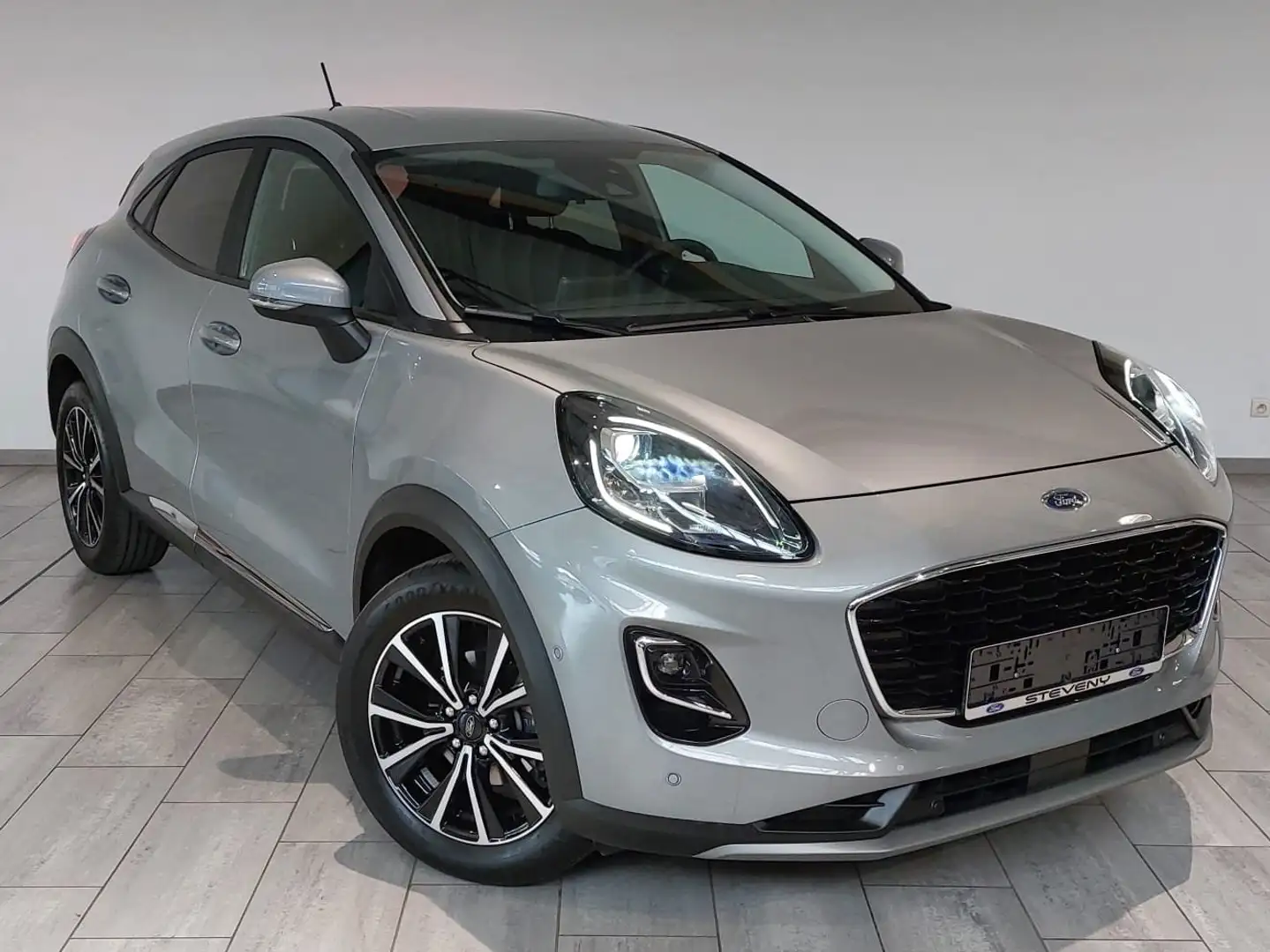 Ford Puma TITANIUM 1.0 EcoBoost 125CV mHEV*GPS*PARK ASSIST* Gris - 2