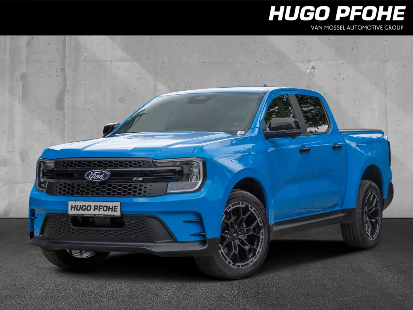 Ford Ranger MS-RT 3.0 EcoBlue 177kW DoKa e-4WD At Pick-Up. 4-t Blau - 1