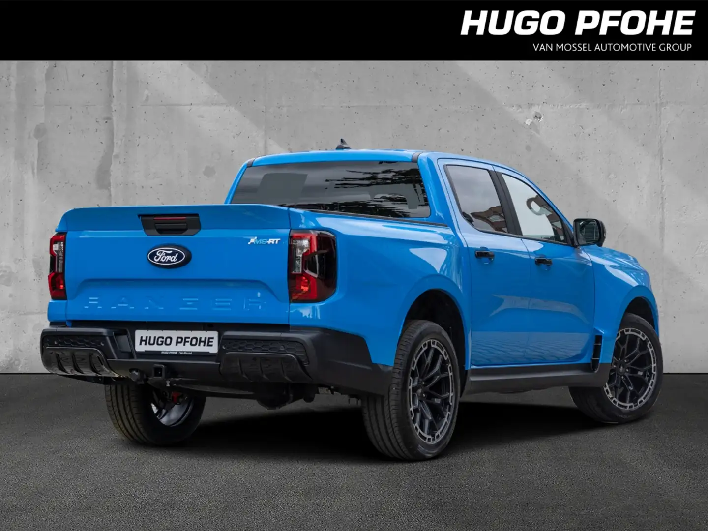 Ford Ranger MS-RT 3.0 EcoBlue 177kW DoKa e-4WD At Pick-Up. 4-t Blau - 2