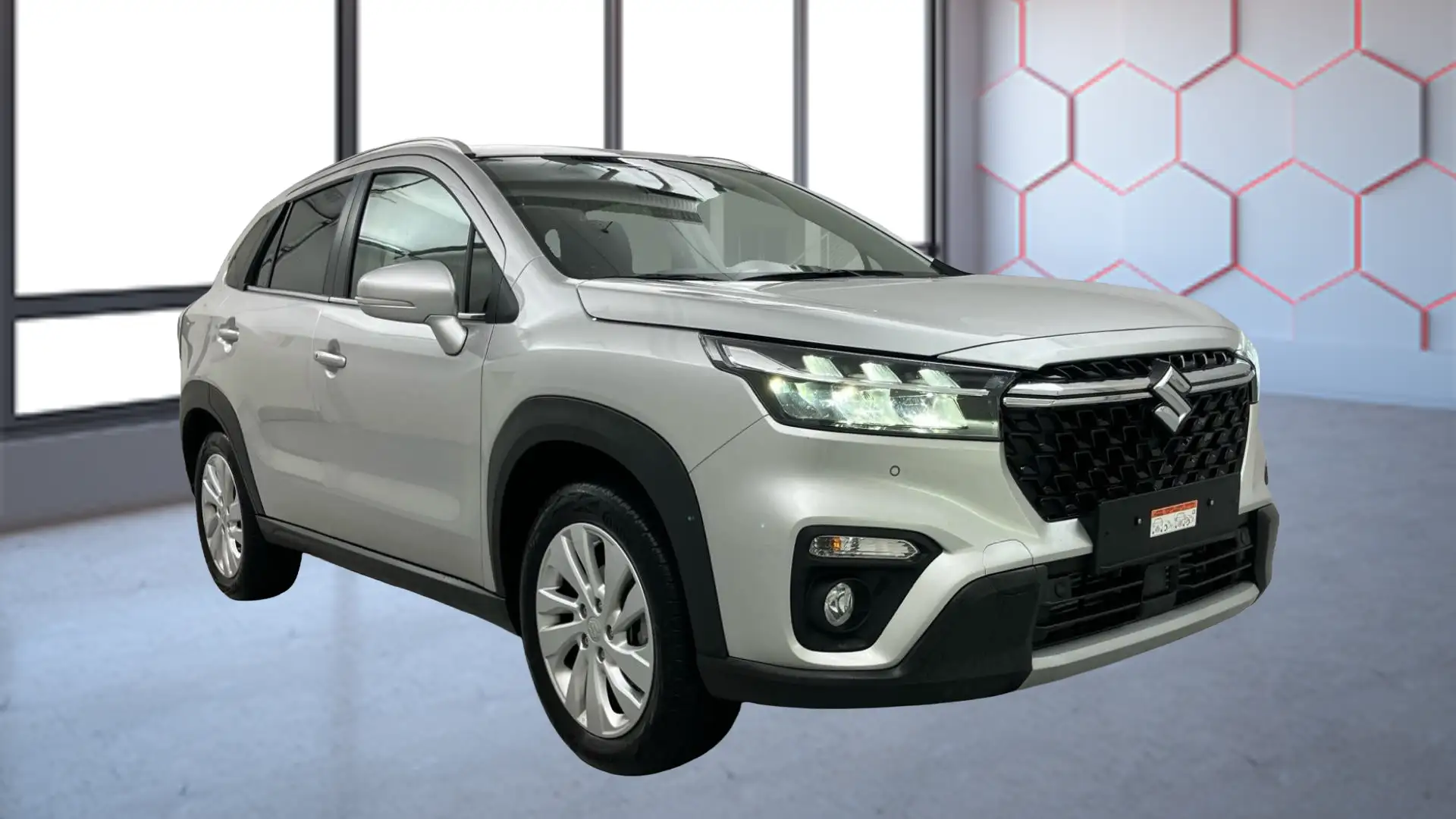 Suzuki S-Cross 1,4 Hybrid shine NAVI LED SITZH. ACC CARPLAY Silber - 2