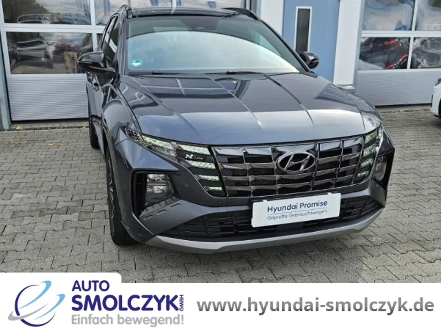 Hyundai TUCSON N-LINE 1.6 HEV 4WD+LEDER+SITZHEIZUNG+PDC Noir - 2
